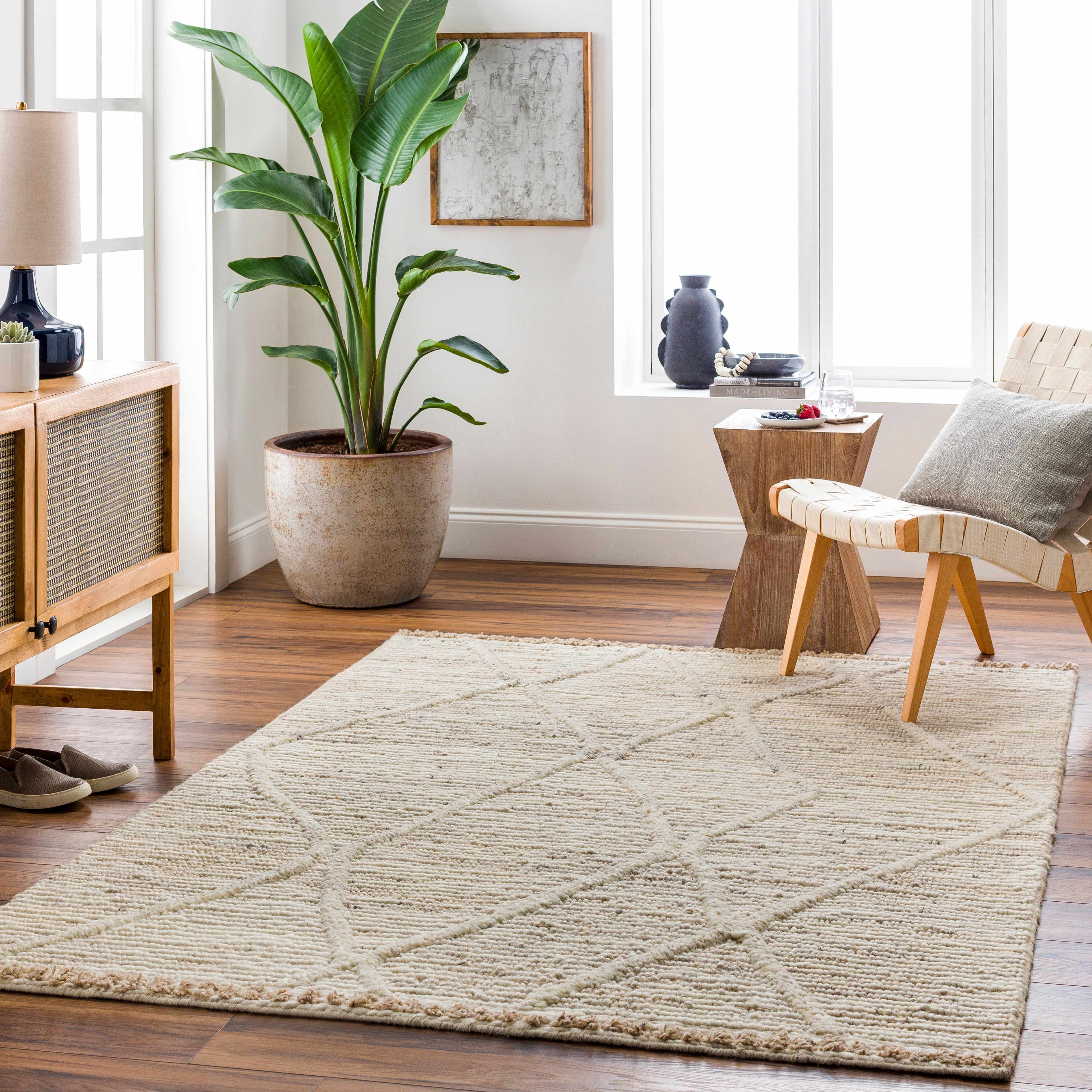 Jojo 2' x 3' NZ Wool Area Rug - Hauteloom
