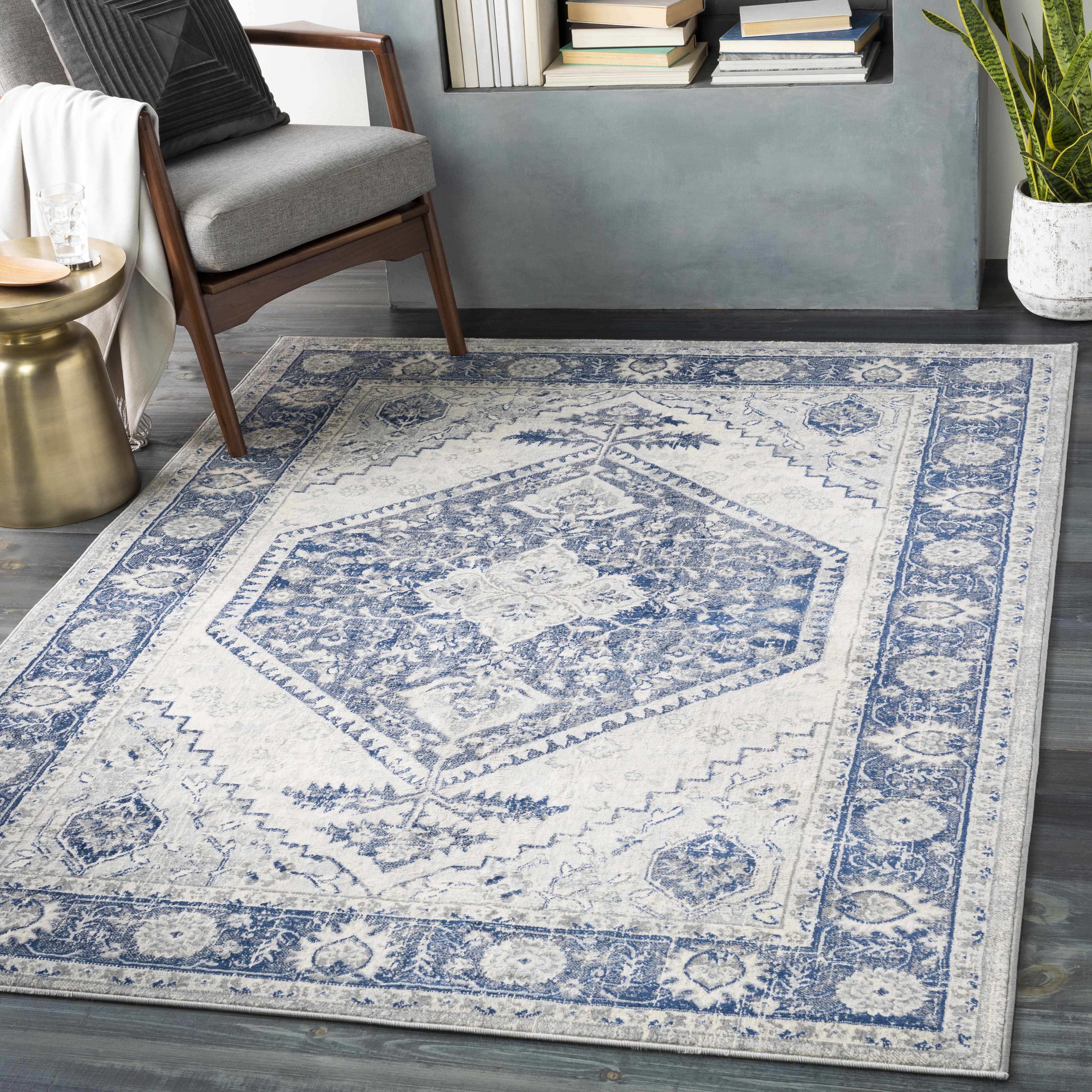 Powell 8'10in x 12'3in Updated Traditional Area Rug - Hauteloom