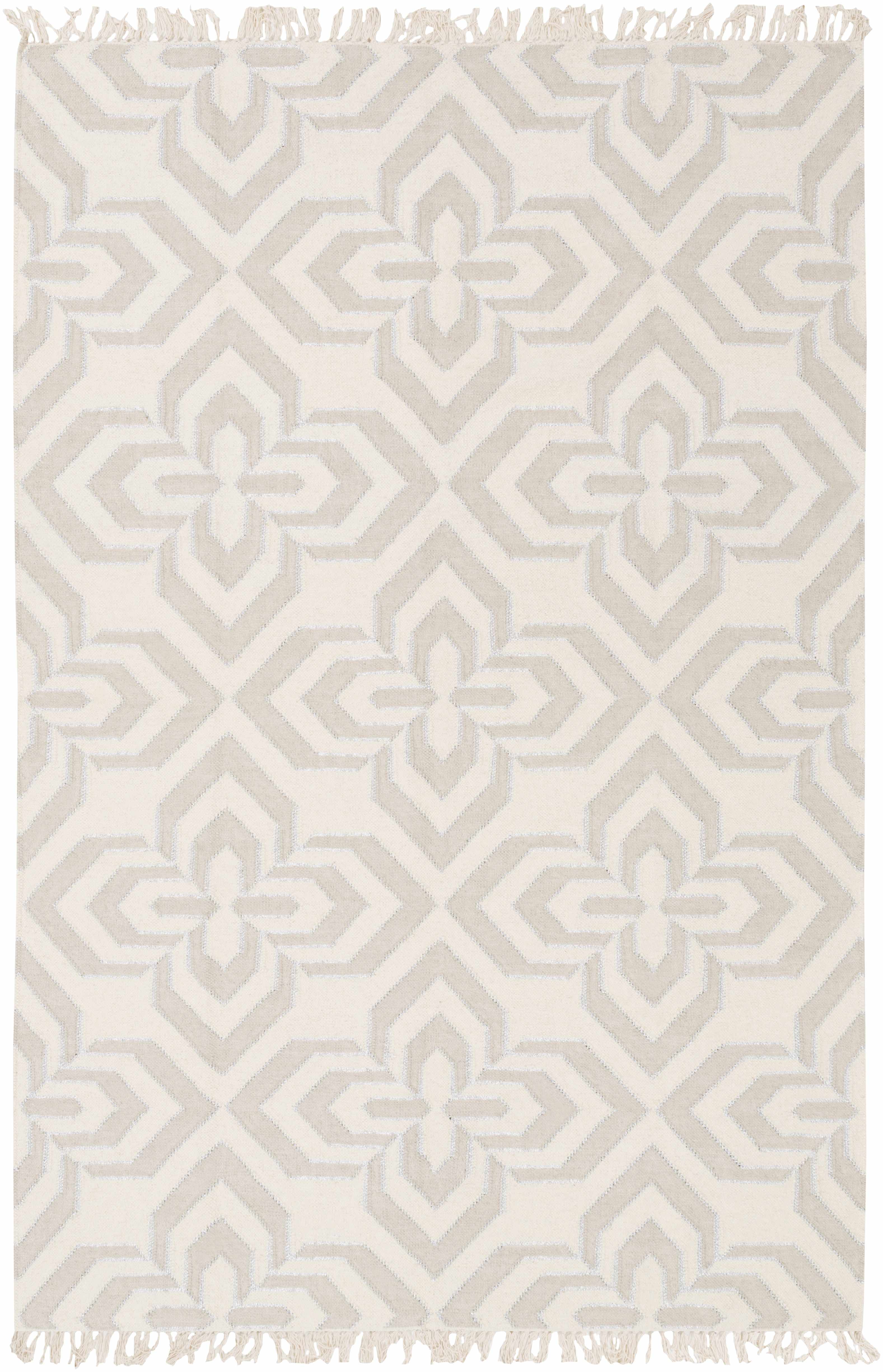 Nabb 2' x 3' Modern Flat Weave Moroccan Bohemian Wool Area Rug - Hauteloom