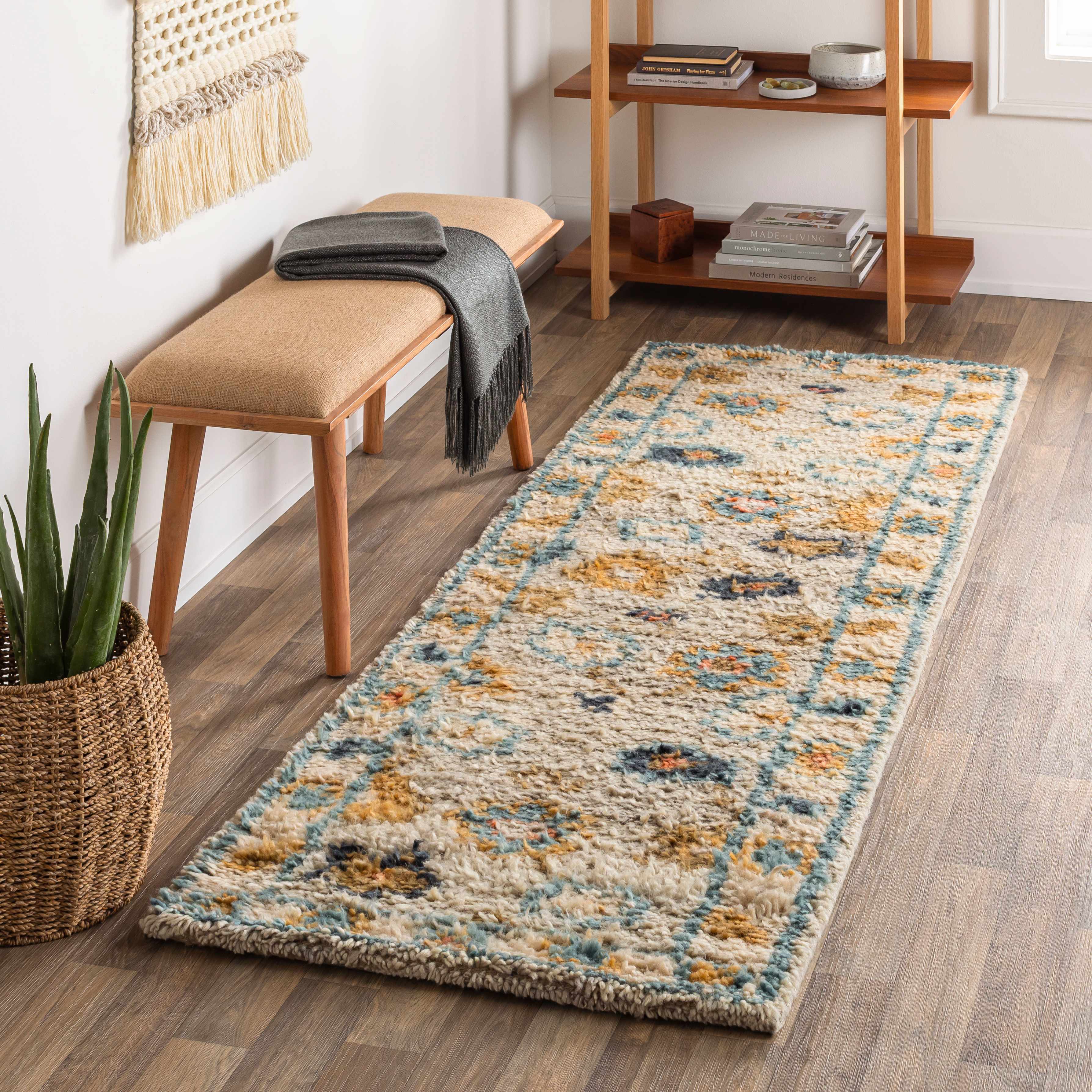 Lordstown 2'6in x 8' Traditional Updated Traditional Farmhouse Wool Runner - Hauteloom