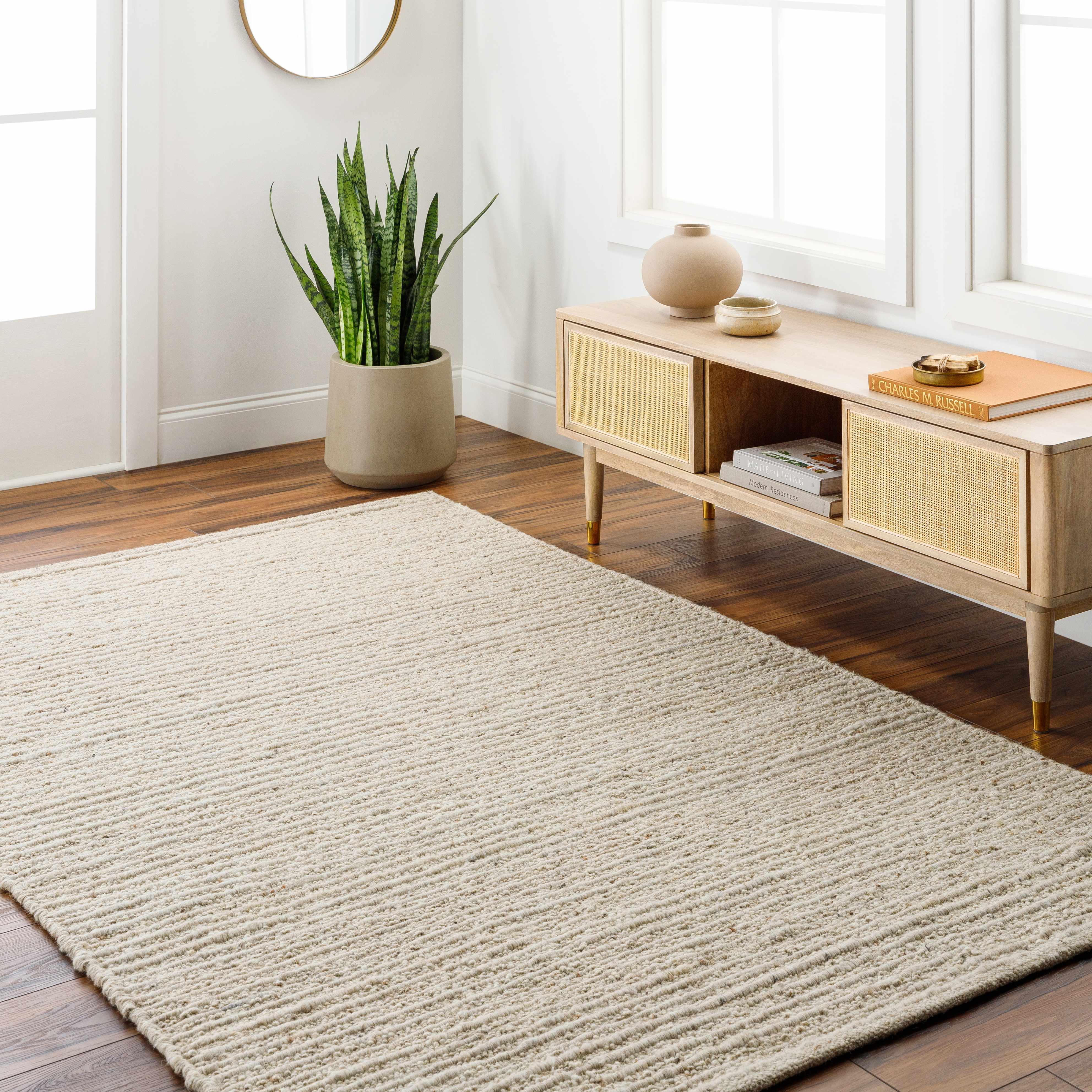 Eleri 6' x 9' Wool Area Rug - Hauteloom