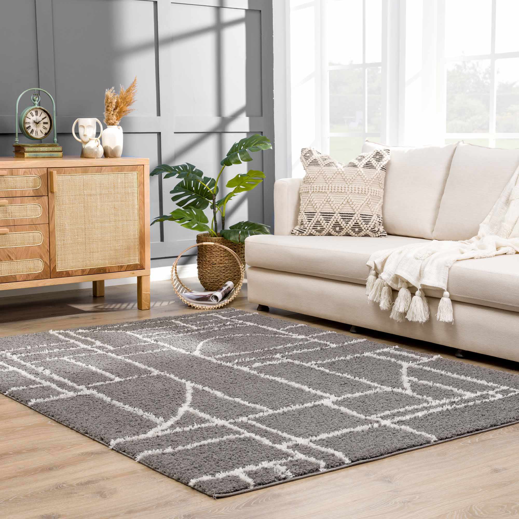 Andia 5'3in x 7' Area Rug - Hauteloom