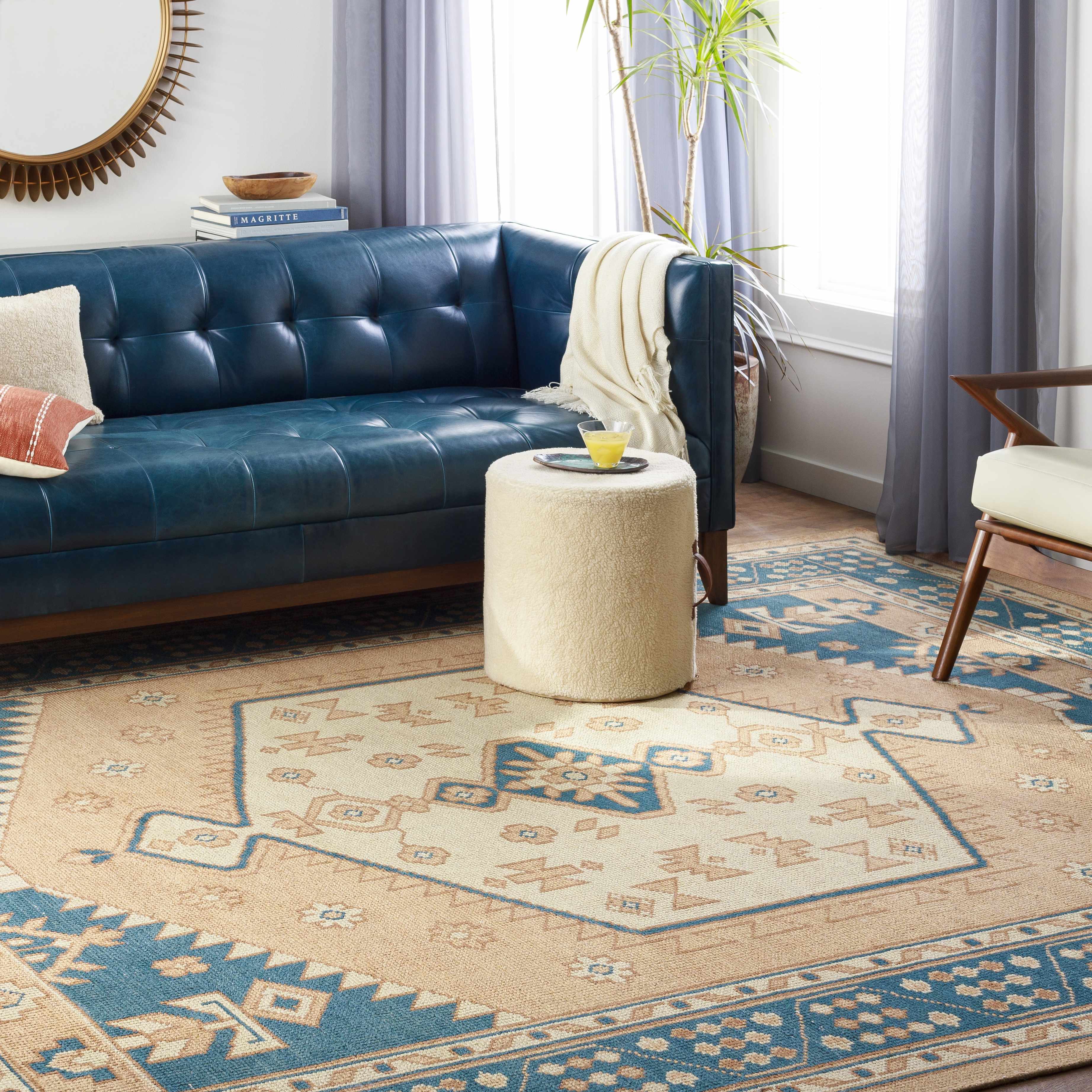 Wilbraham 6' x 9' Traditional Wool Area Rug - Hauteloom