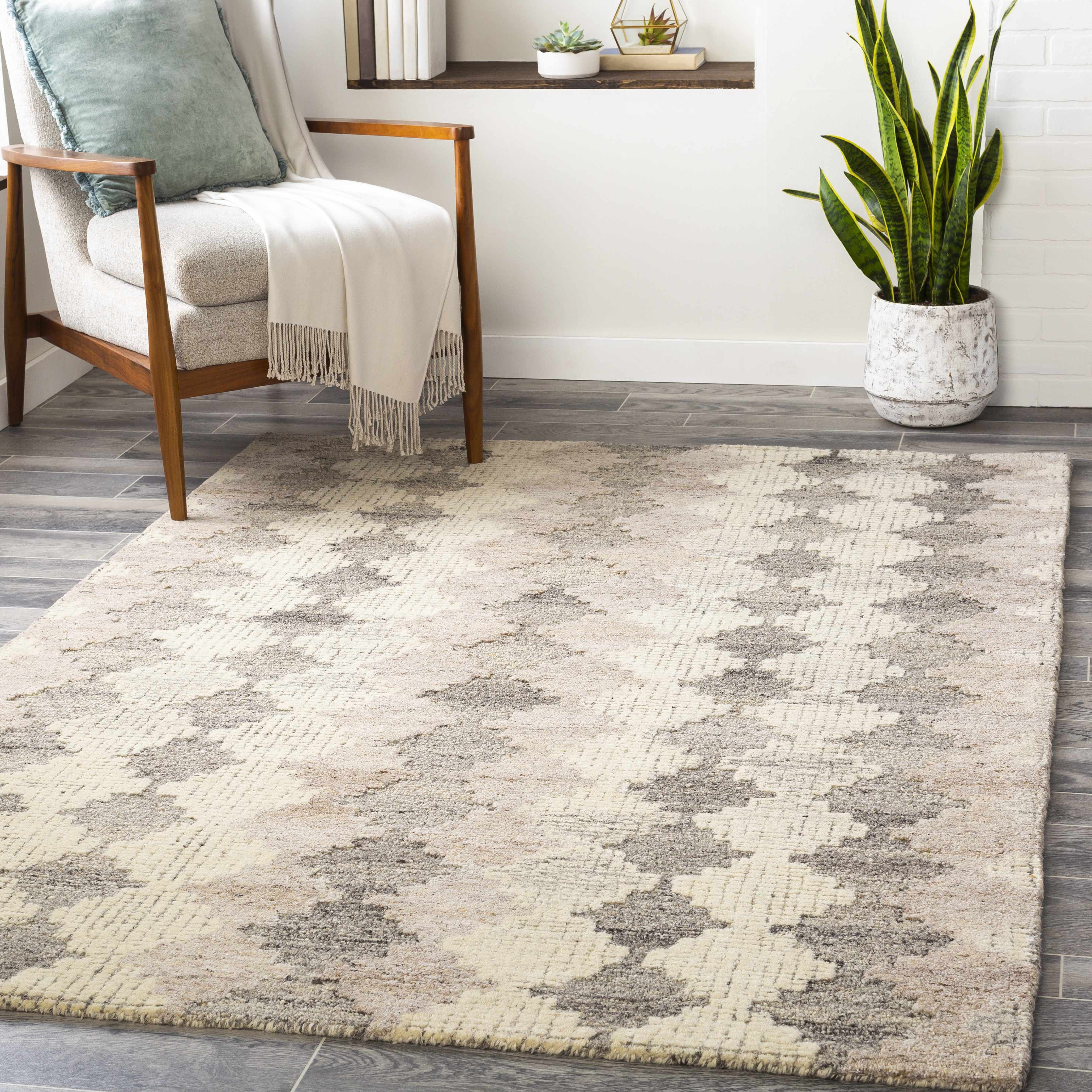 Gracemont 9' x 12' Bohemian/ Wool Area Rug - Hauteloom