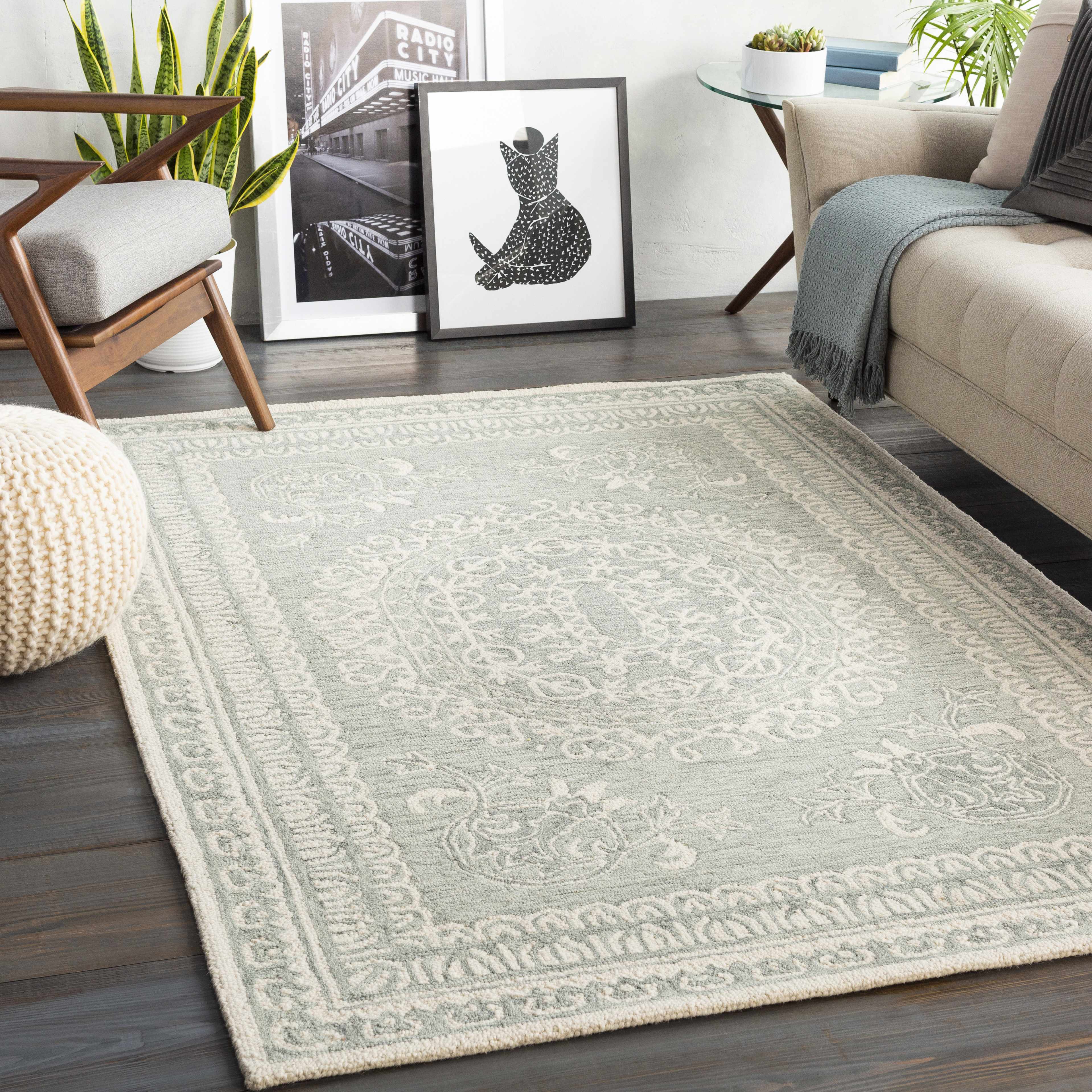 Parsonsburg 6' x 9' Traditional Wool Area Rug - Hauteloom