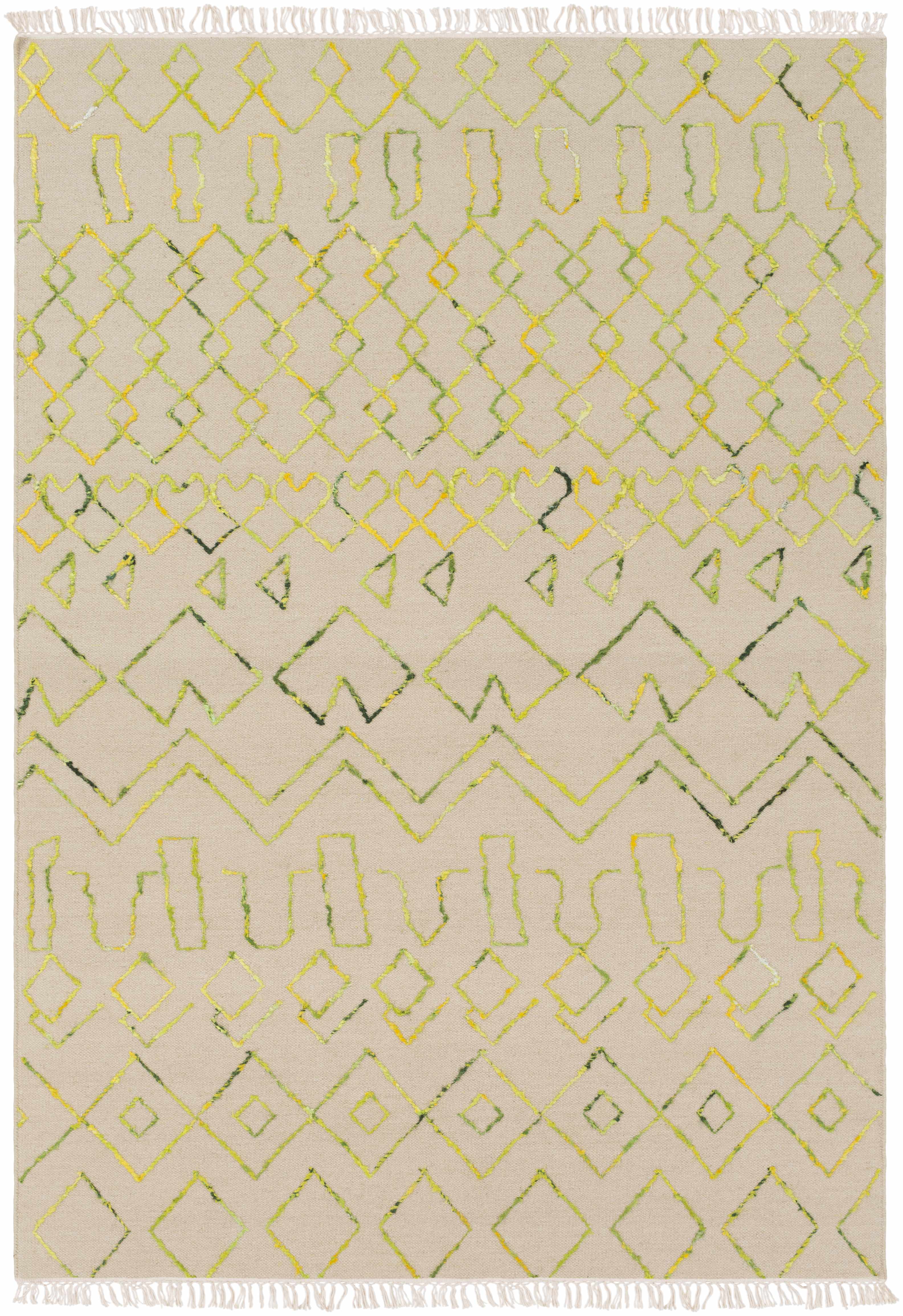 Monitor 8' x 10' Bohemian/ Updated Moroccan Farmhouse Wool Area Rug - Hauteloom