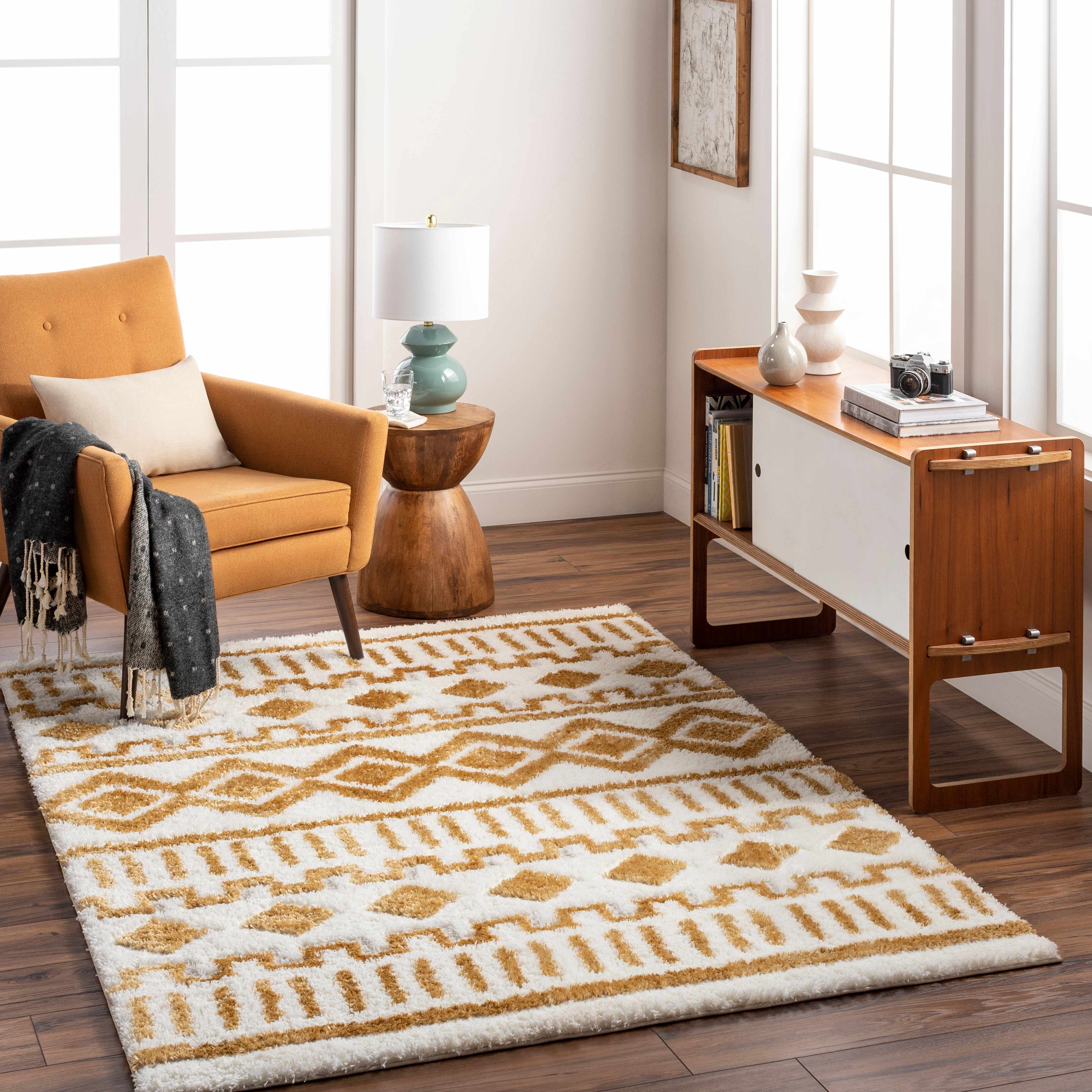 Tevy 7'10in x 10' Area Rug - Hauteloom