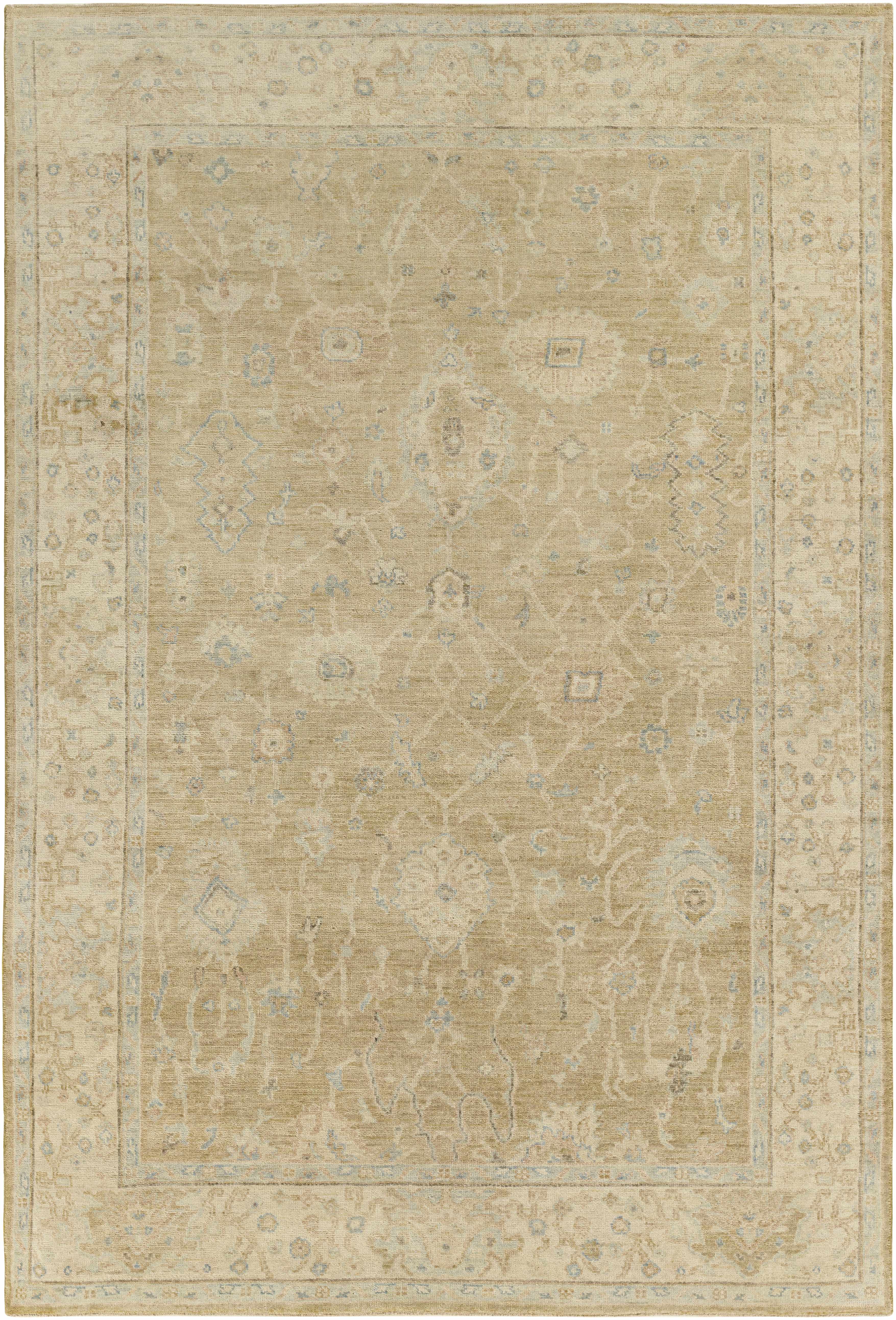 Karalee 4' x 6' Traditional Wool Area Rug - Hauteloom