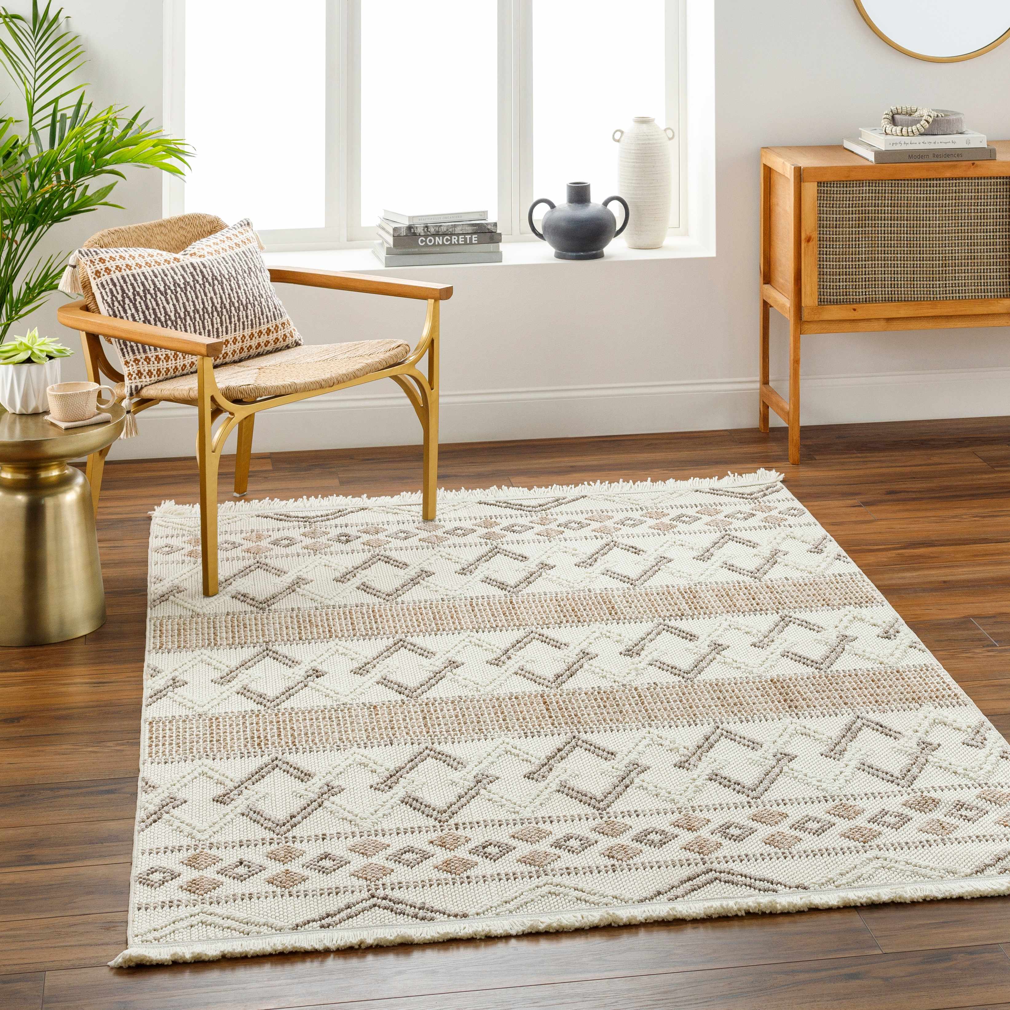 Faruq 7'9in x 10' Area Rug - Hauteloom