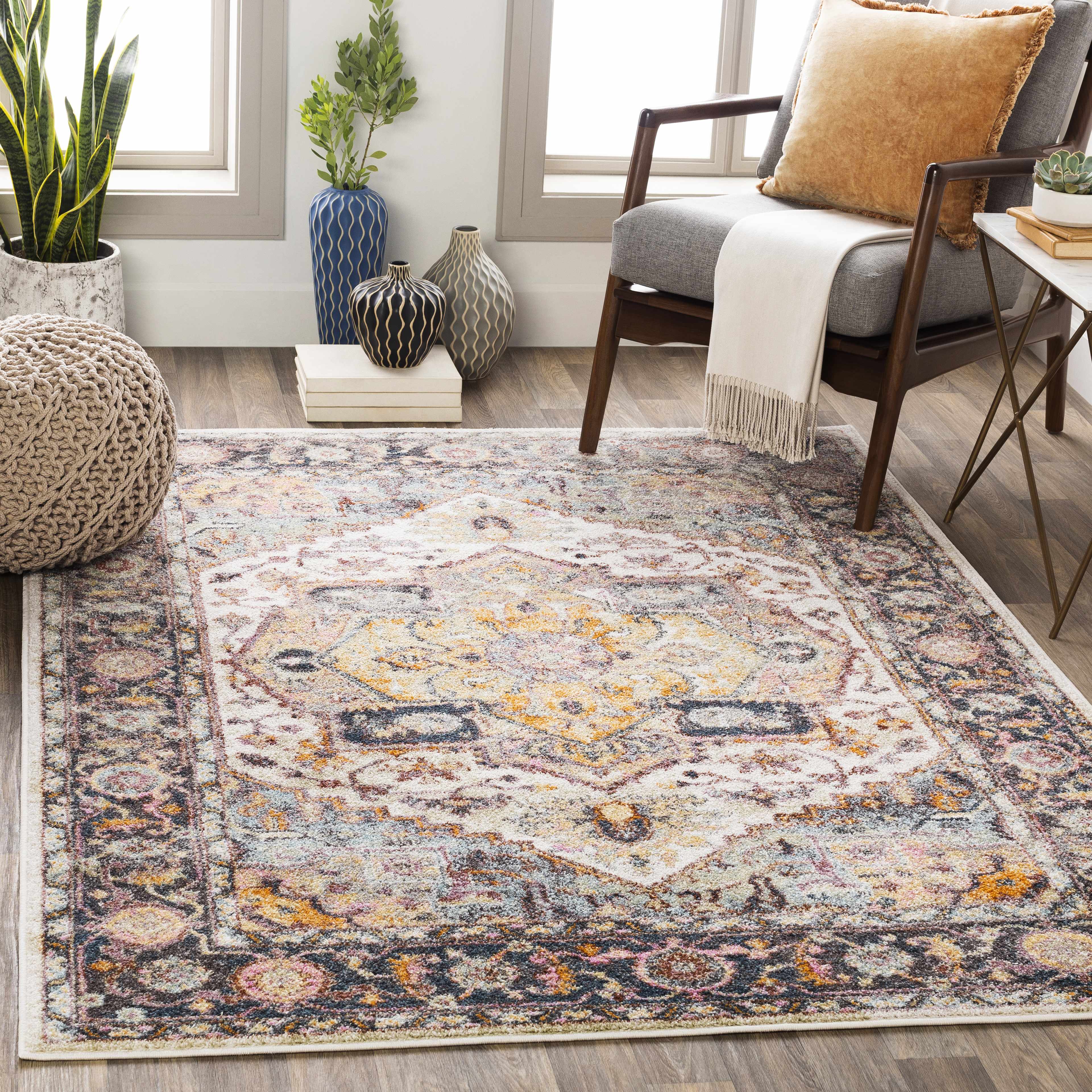 Stonesfield 5'3in x 7'3in Traditional Area Rug - Hauteloom