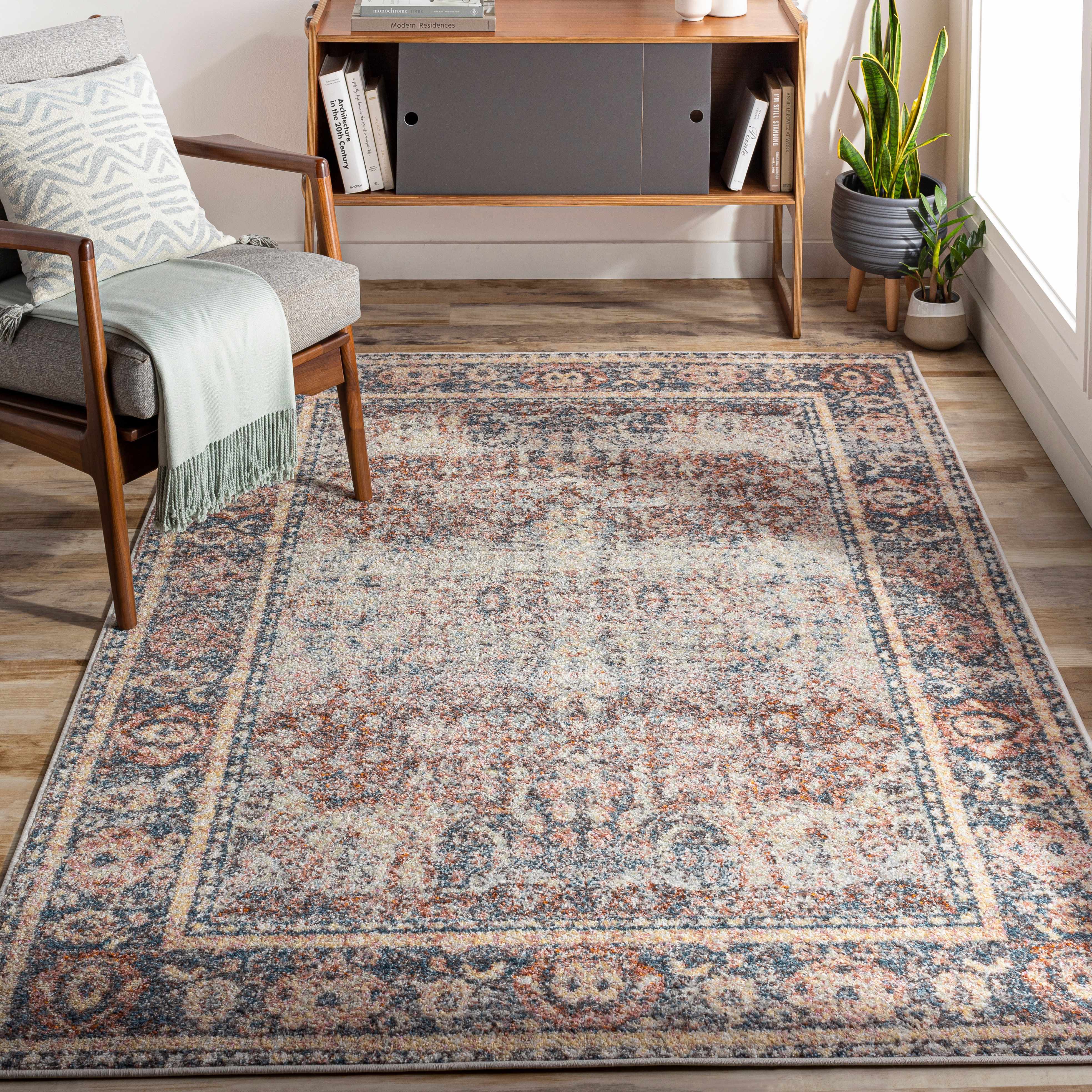 Omemee 7'10in x 10'3in Traditional Updated Traditional Farmhouse Area Rug - Hauteloom