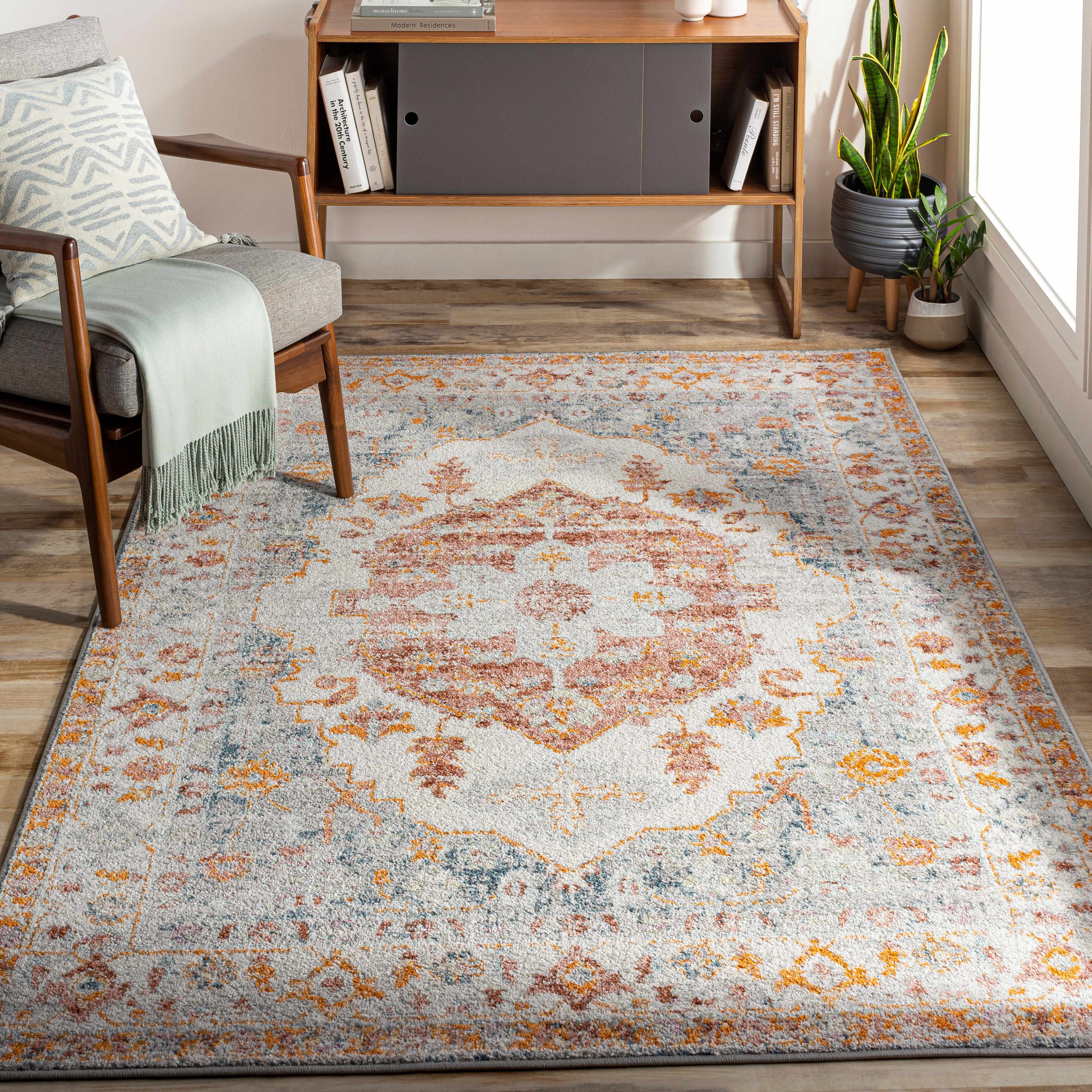 Ngong 7'10in x 10'3in Traditional Updated Traditional Farmhouse Area Rug - Hauteloom
