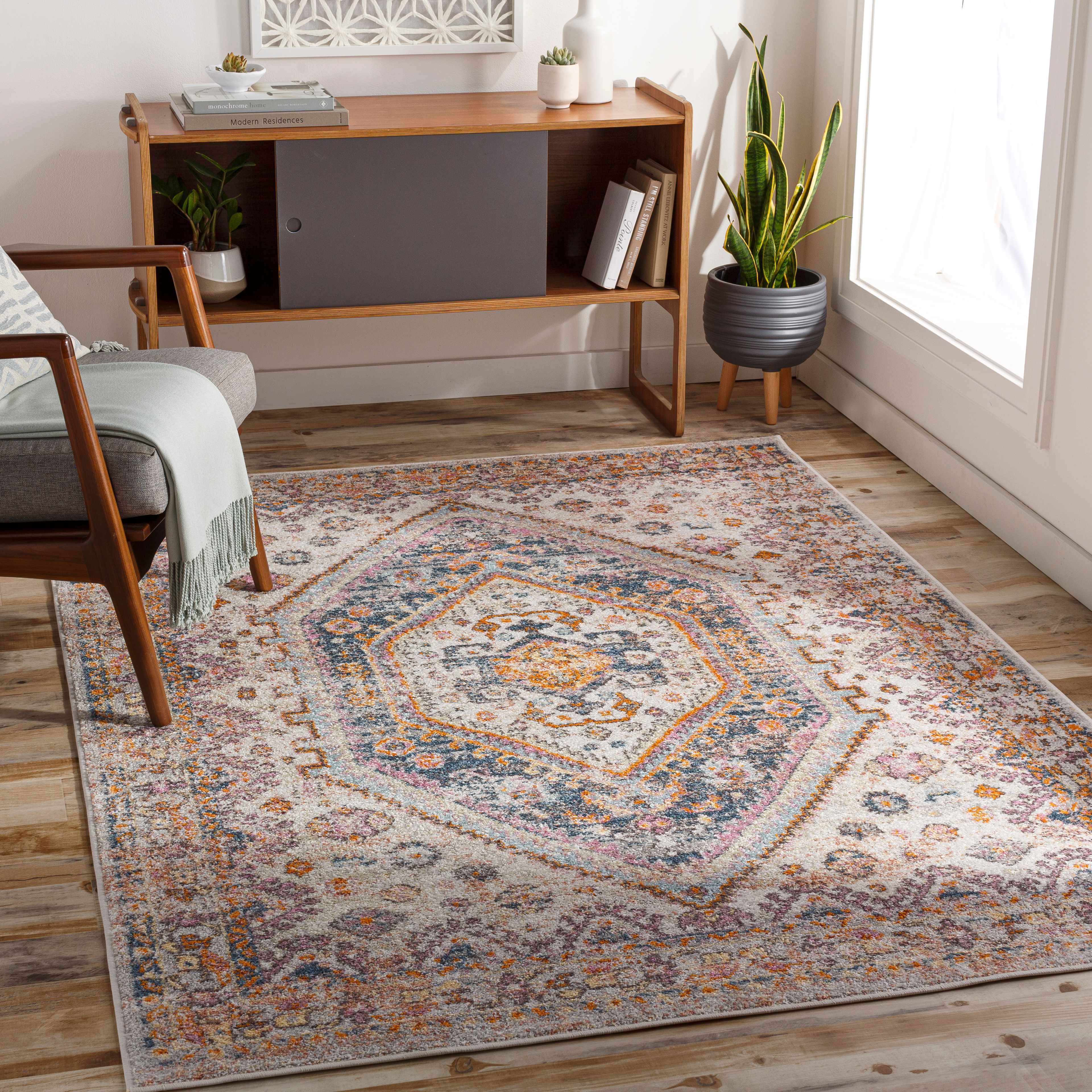 Gandara 7'10in x 10'3in Traditional Updated Traditional Farmhouse Area Rug - Hauteloom