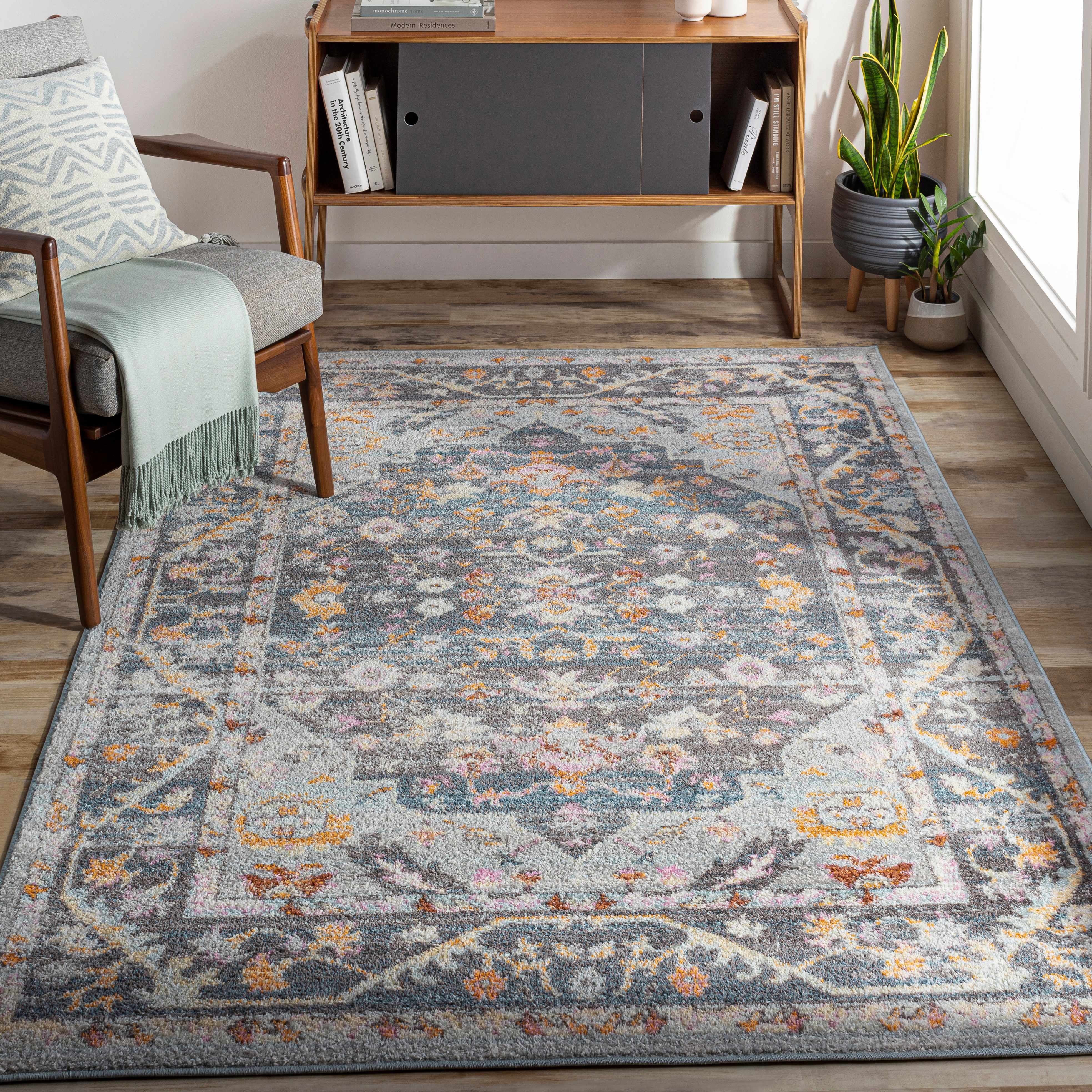 Skatepark 7'10in x 10'3in Traditional Updated Traditional Farmhouse Area Rug - Hauteloom