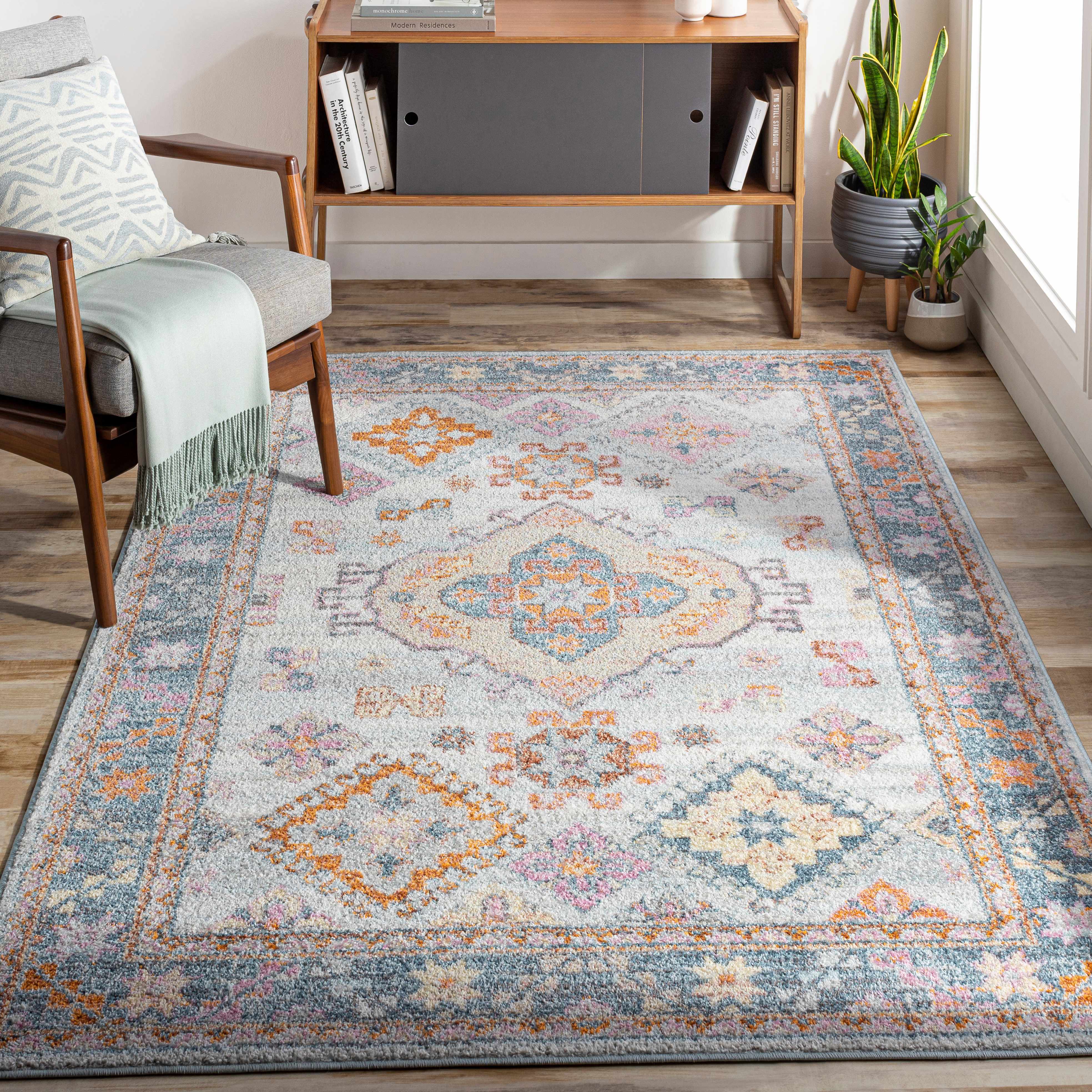 Hani 7'10in x 10'3in Traditional Updated Traditional Farmhouse Area Rug - Hauteloom