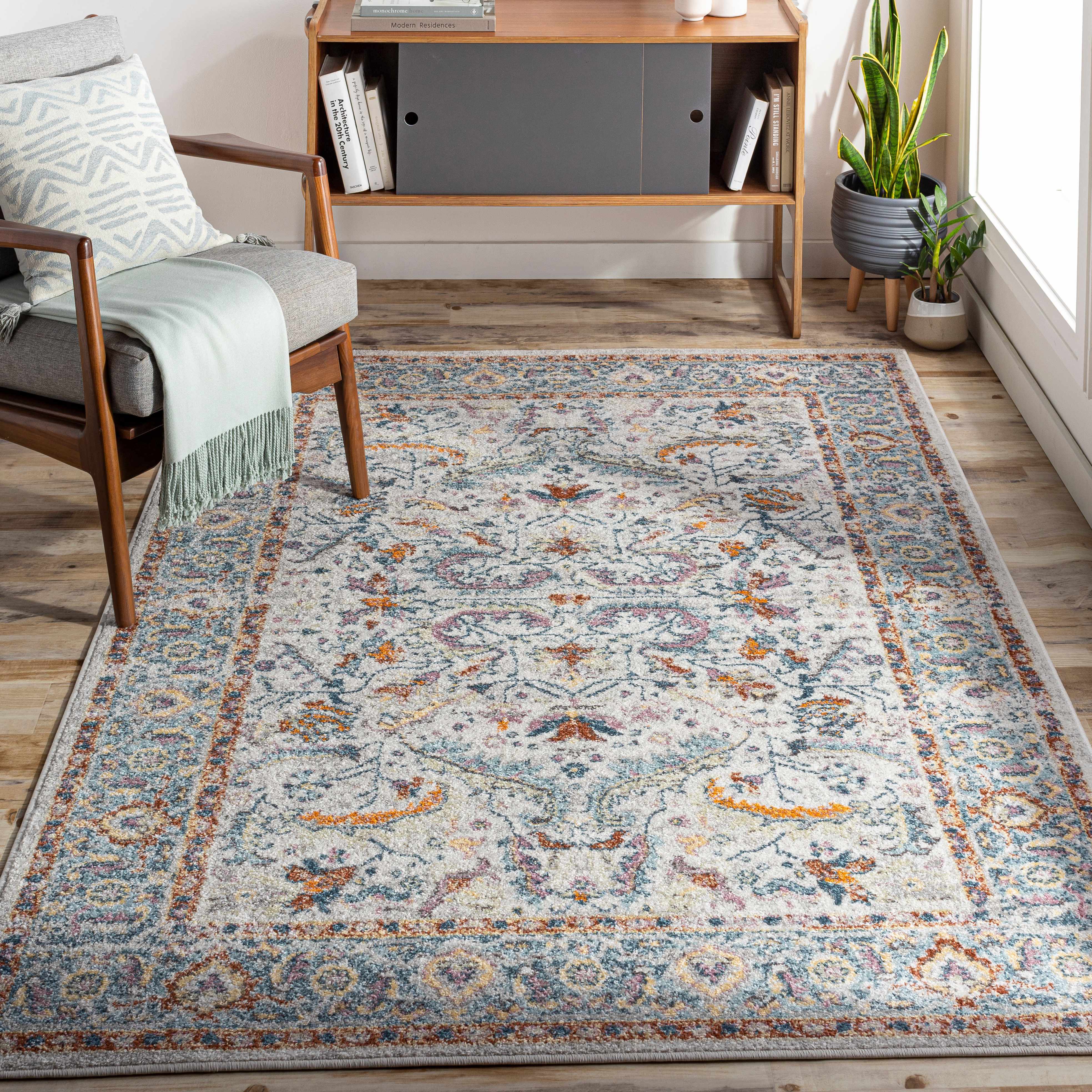 Dunean 5'3in x 7'3in Traditional Updated Traditional Farmhouse Area Rug - Hauteloom