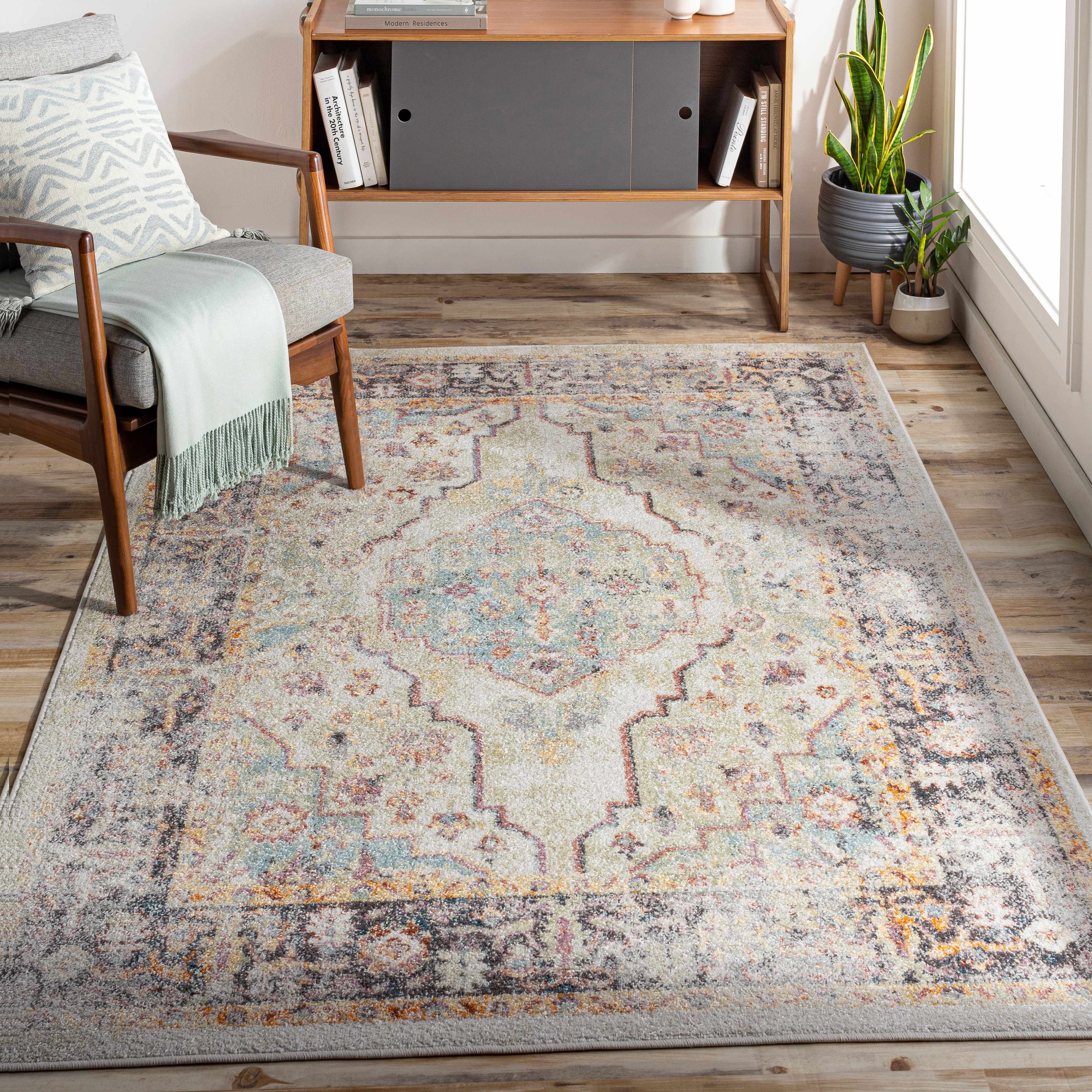 Mambajao 7'10in x 10'3in Traditional Updated Traditional Farmhouse Area Rug - Hauteloom