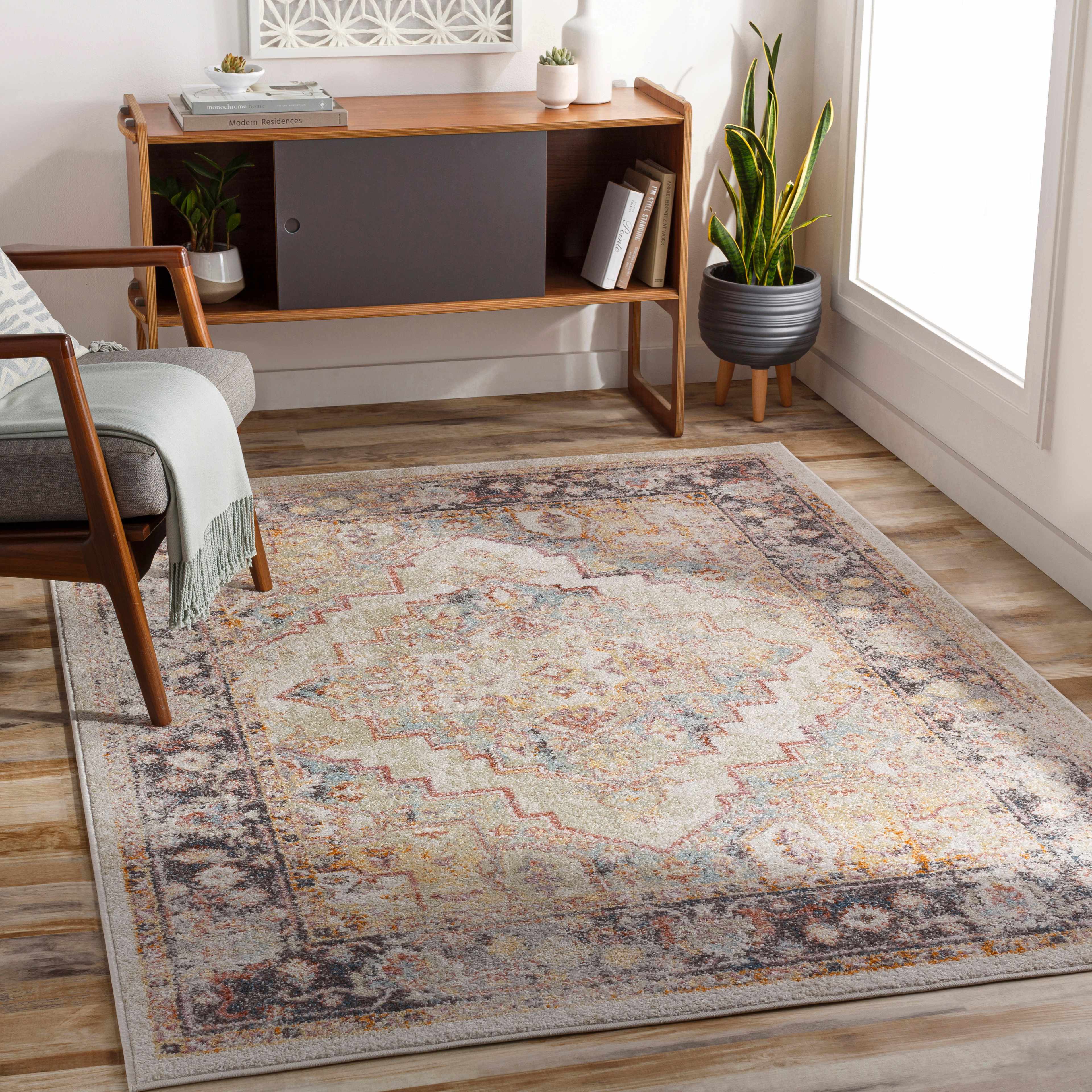 Toptepe 7'10in x 10'3in Traditional Updated Traditional Farmhouse Area Rug - Hauteloom