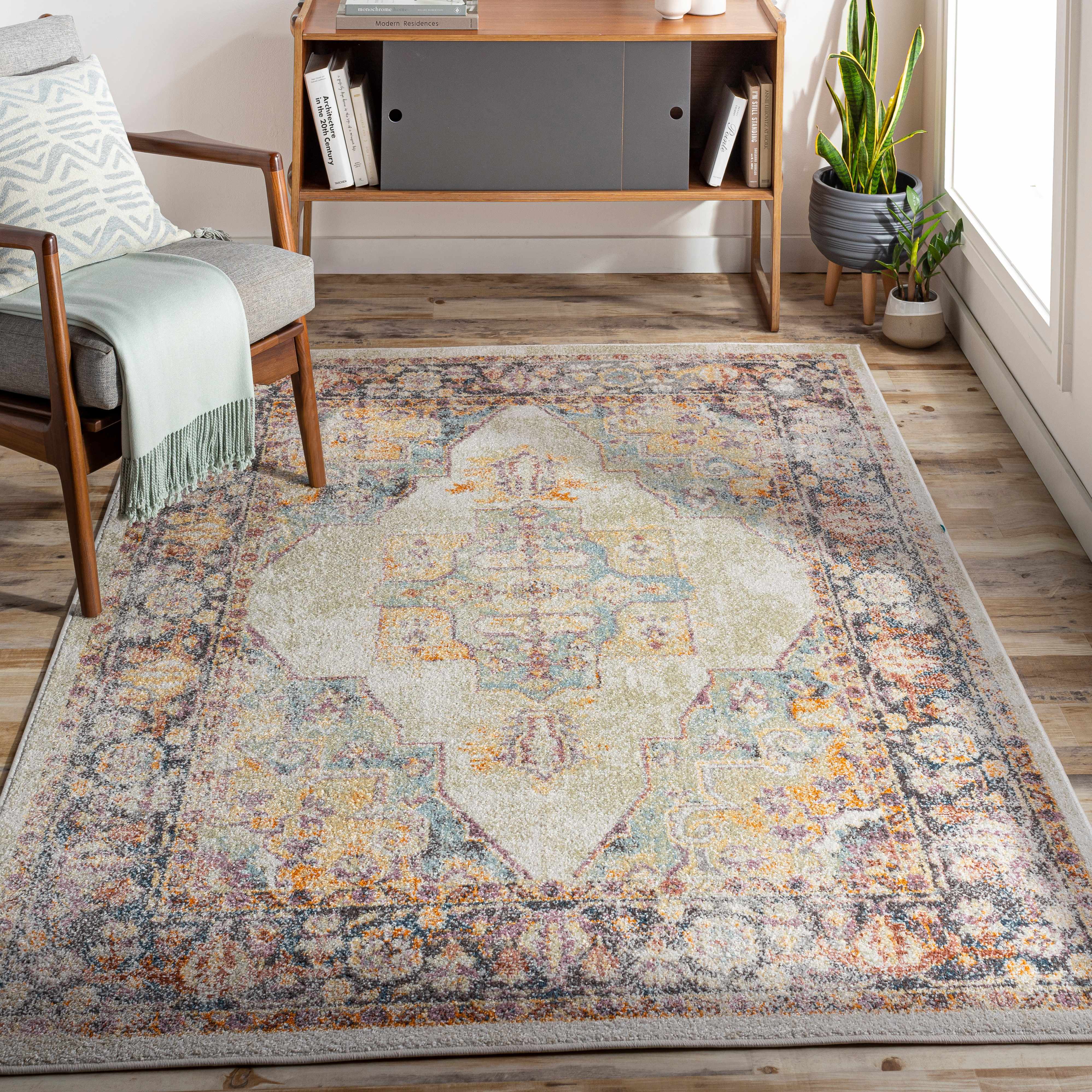 Charlottetown 7'10in x 10'3in Traditional Updated Traditional Farmhouse Area Rug - Hauteloom