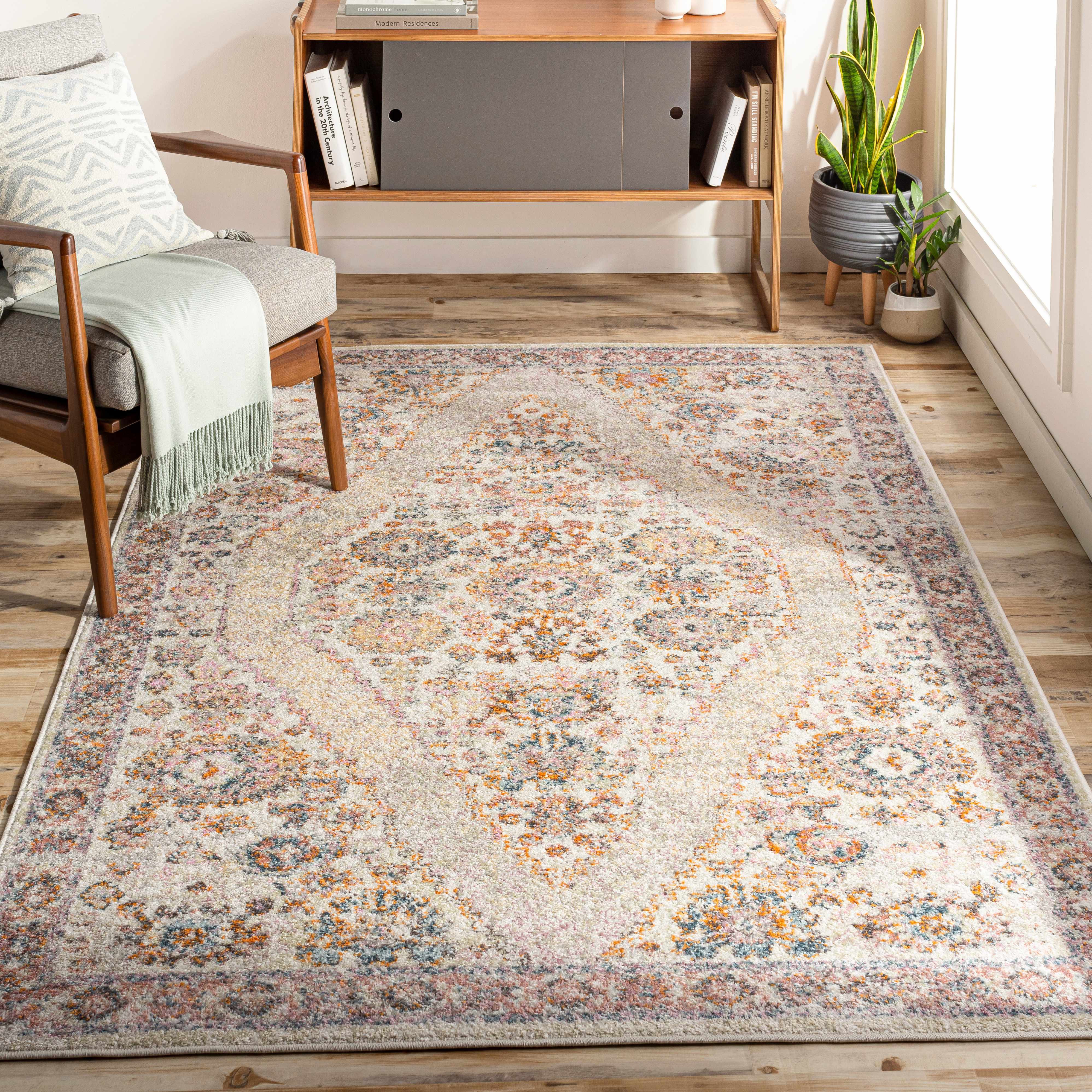 Abut 7'10in x 10'3in Traditional Updated Traditional Farmhouse Area Rug - Hauteloom