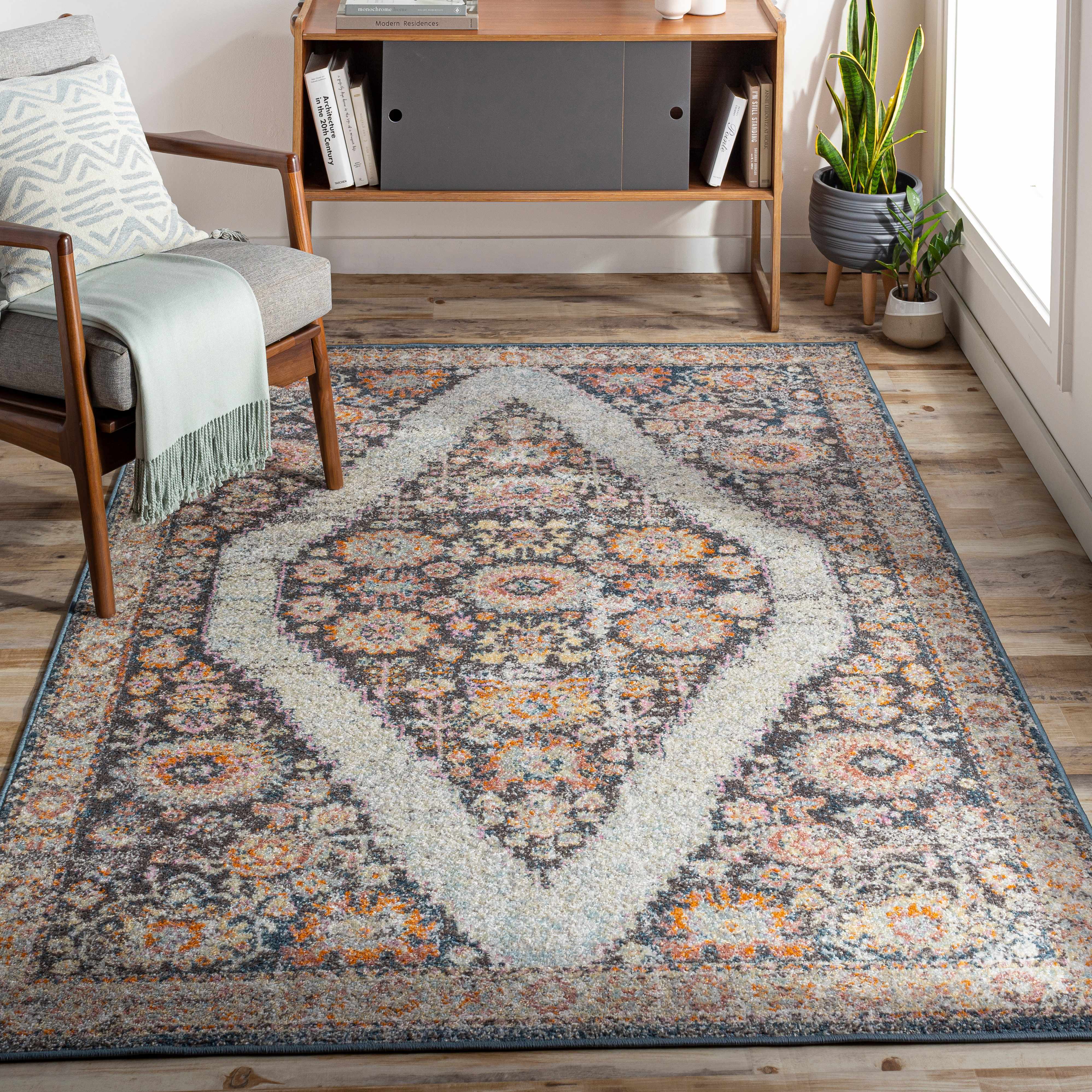 Cabungan 7'10in x 10'3in Traditional Updated Traditional Medallion Area Rug - Hauteloom