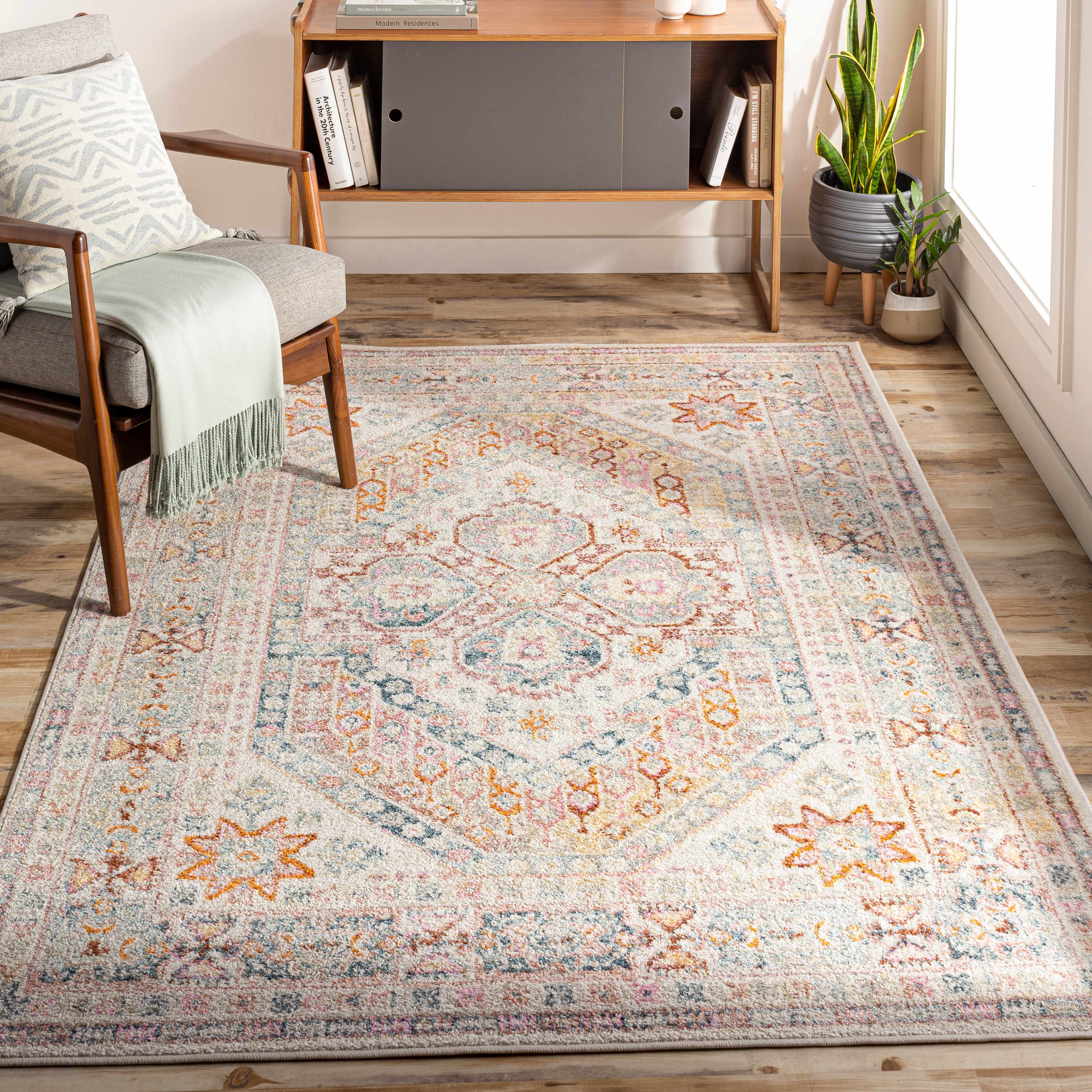 Pakuranga 7'10in x 10'3in Traditional Updated Traditional Medallion Area Rug - Hauteloom