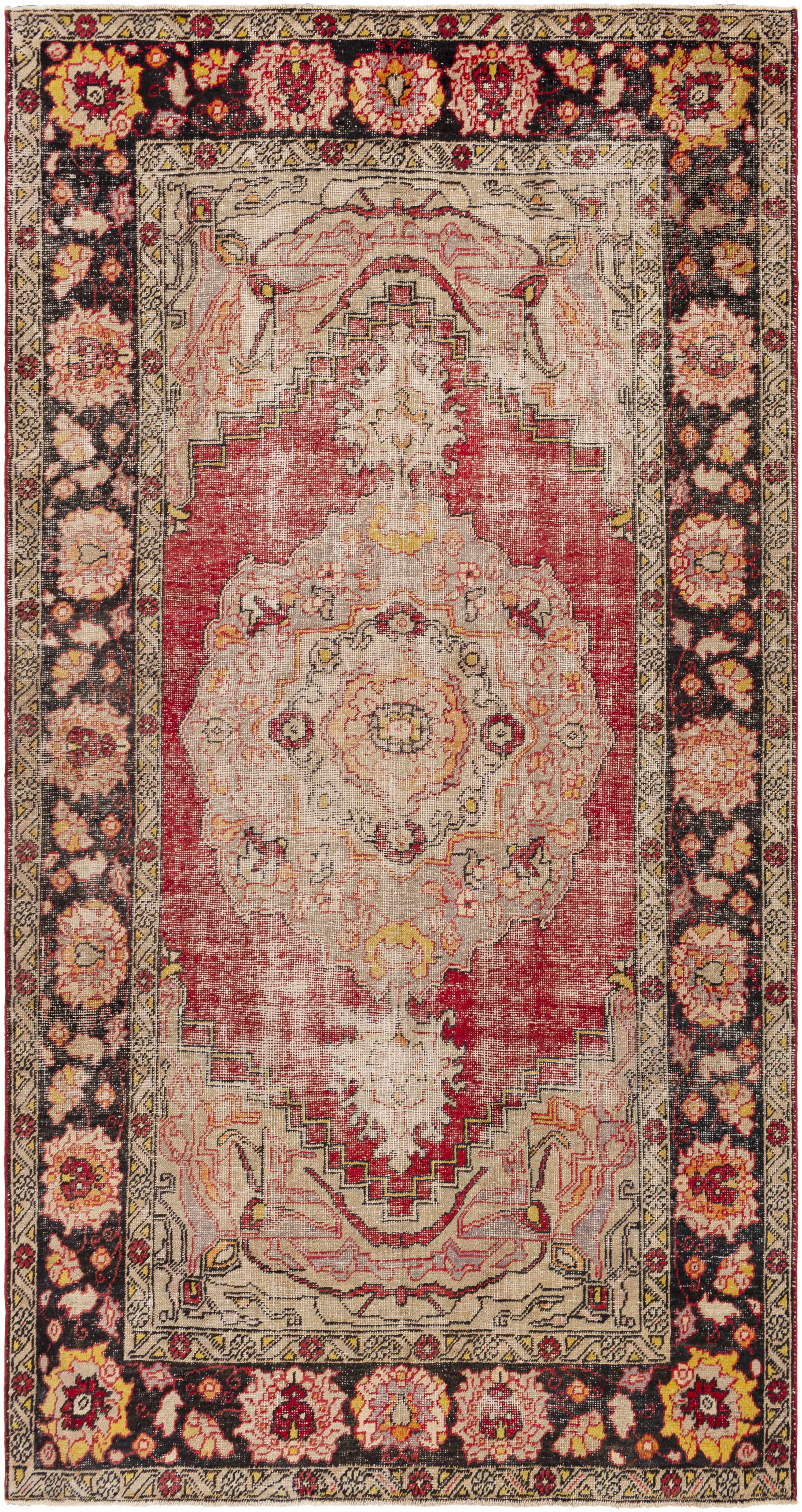 Blayney 6'7in x 11'8in Traditional Wool Area Rug - Hauteloom