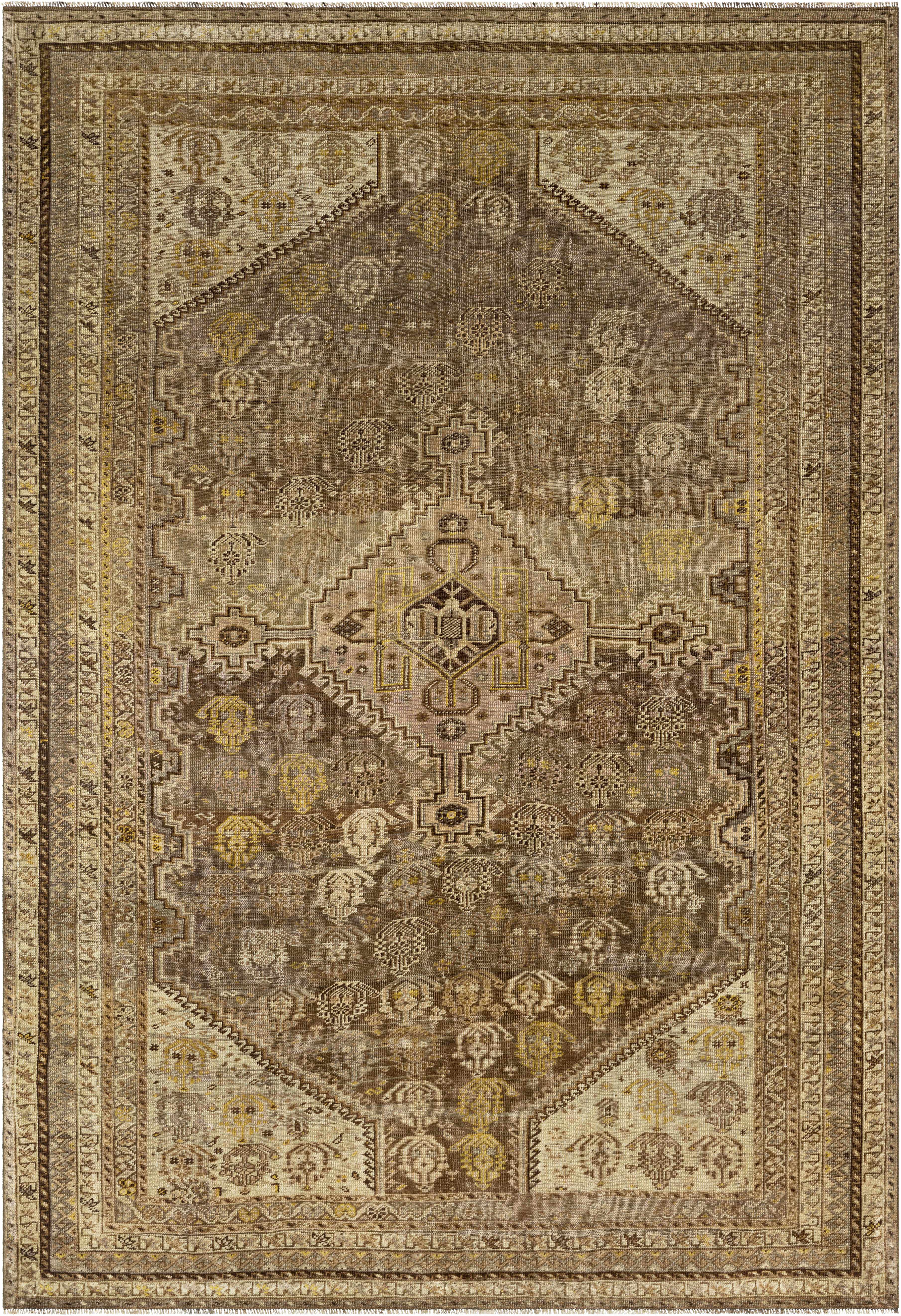 Beveridge 5'2in x 8' Traditional Wool Area Rug - Hauteloom