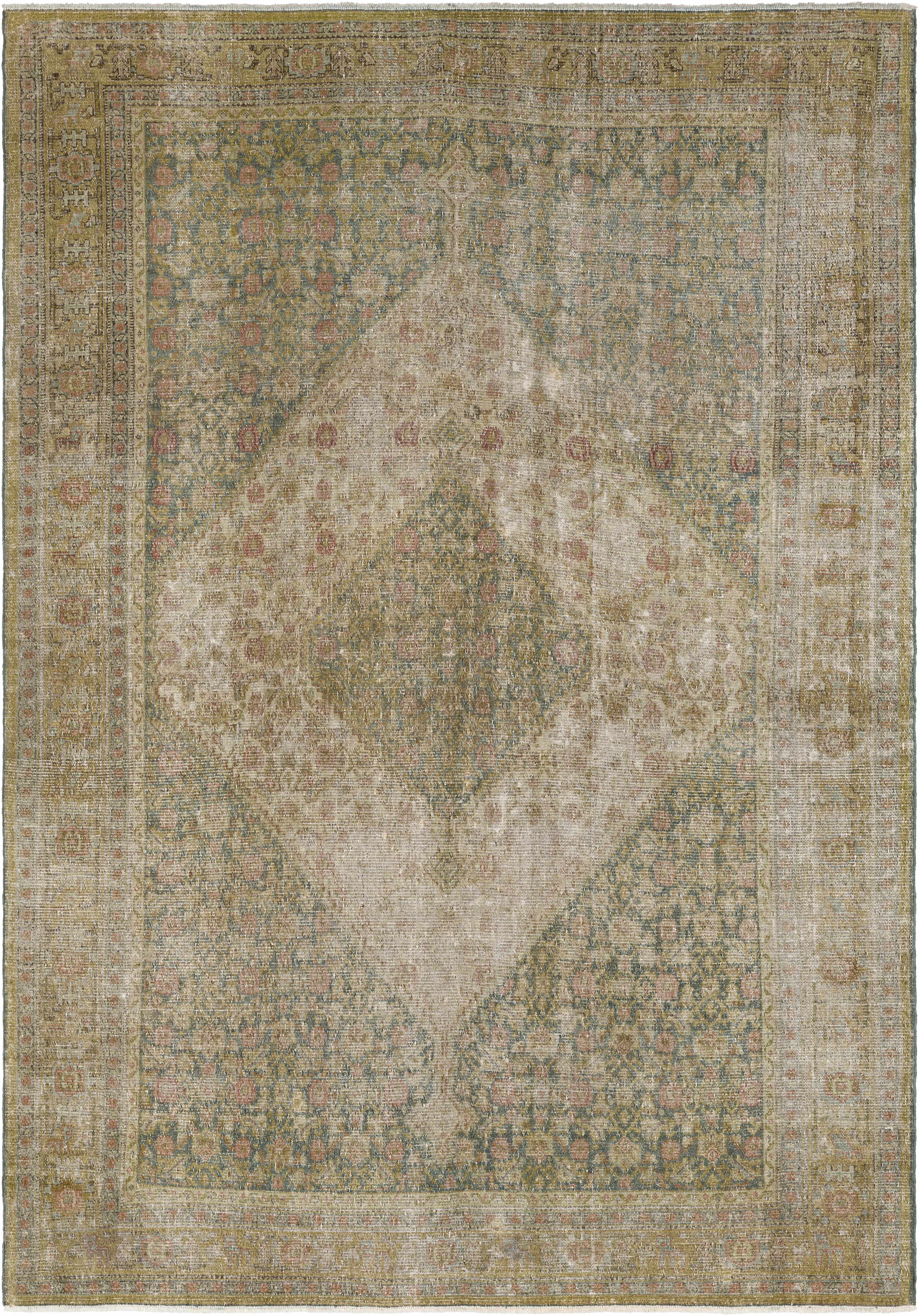 Helsby 4'6in x 6'6in Traditional Wool Area Rug - Hauteloom