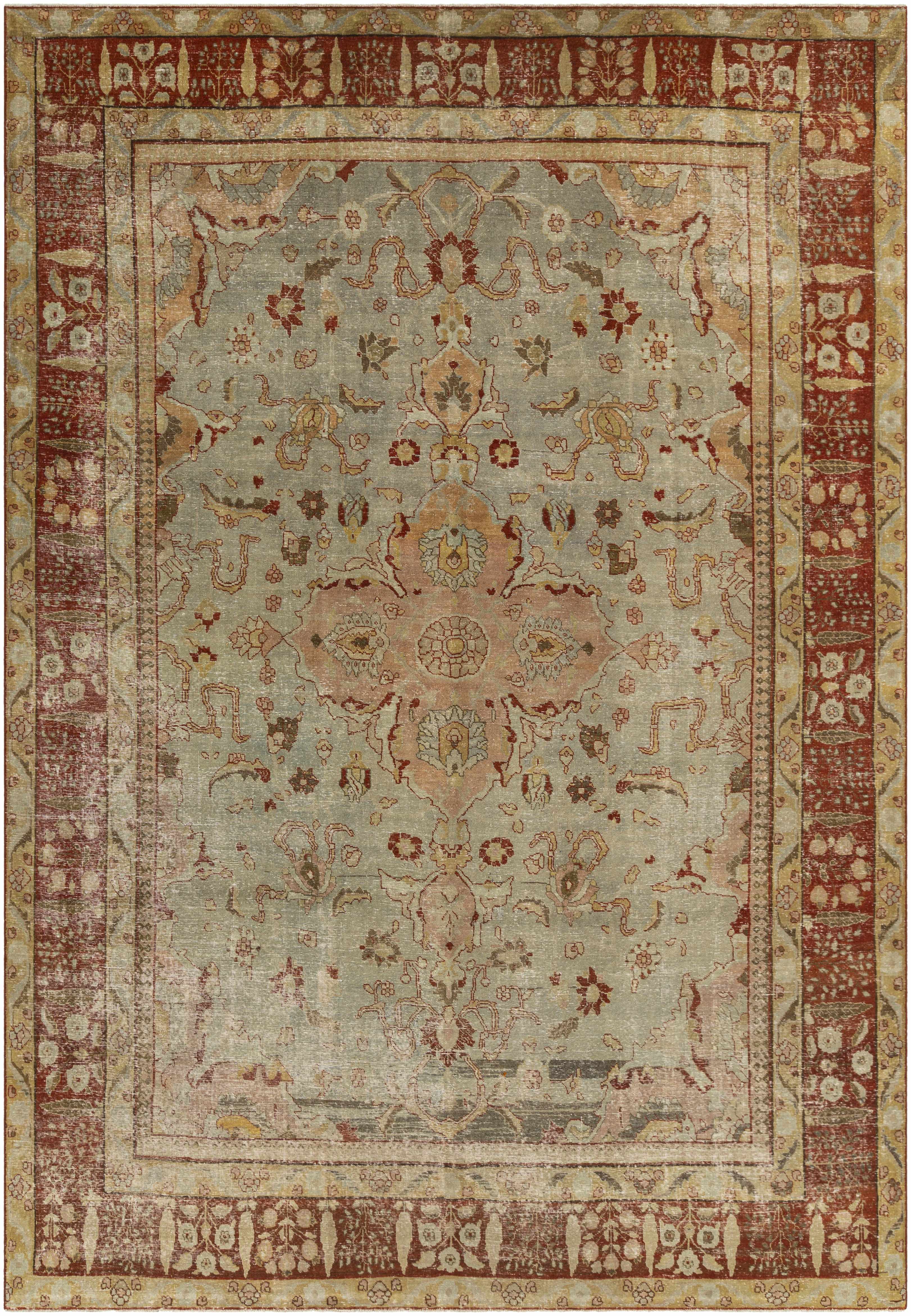 Yankeetown 8'6in x 12'1in Traditional Wool Area Rug - Hauteloom