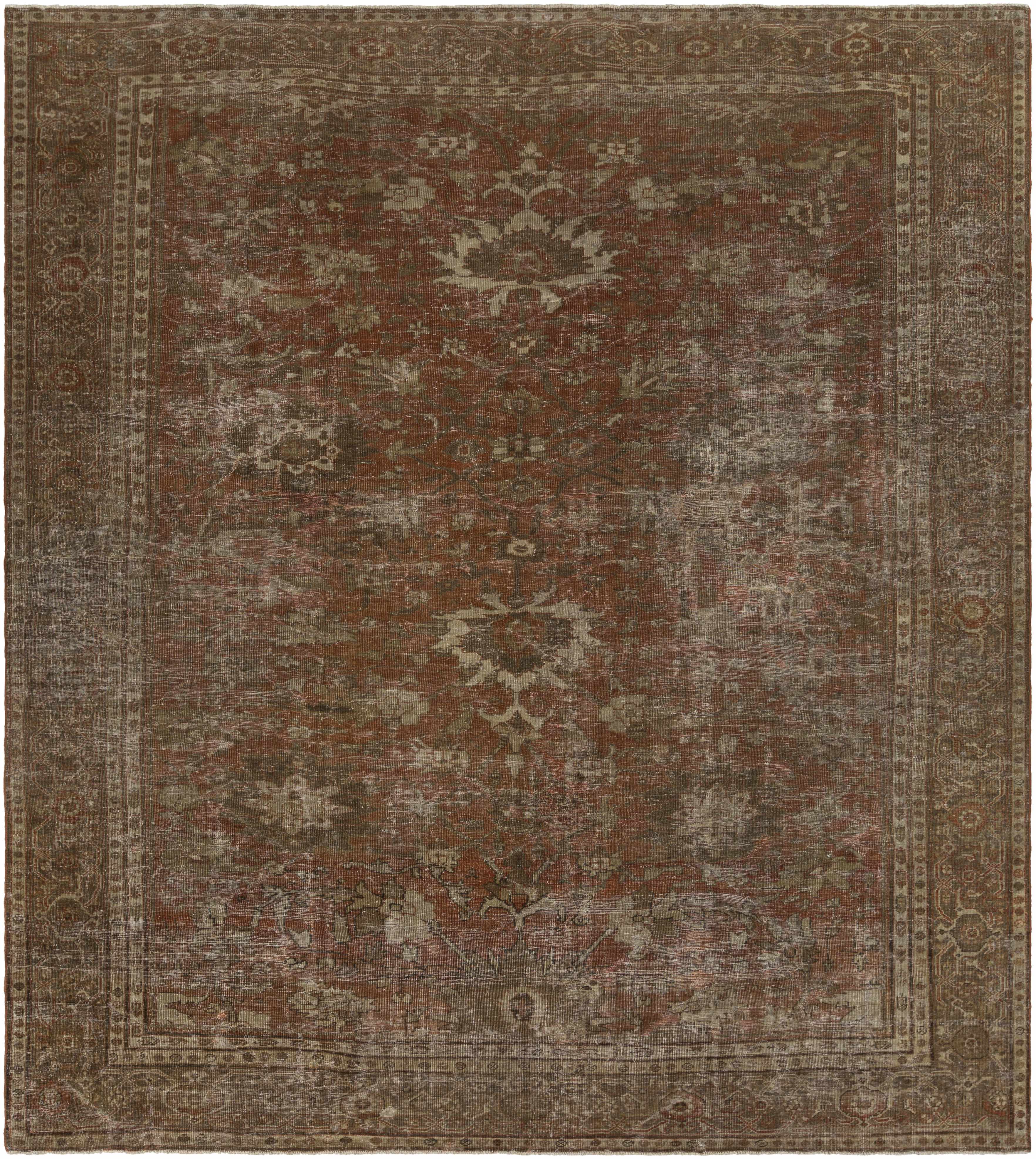 Hellifield 9' x 10' Traditional Wool Area Rug - Hauteloom