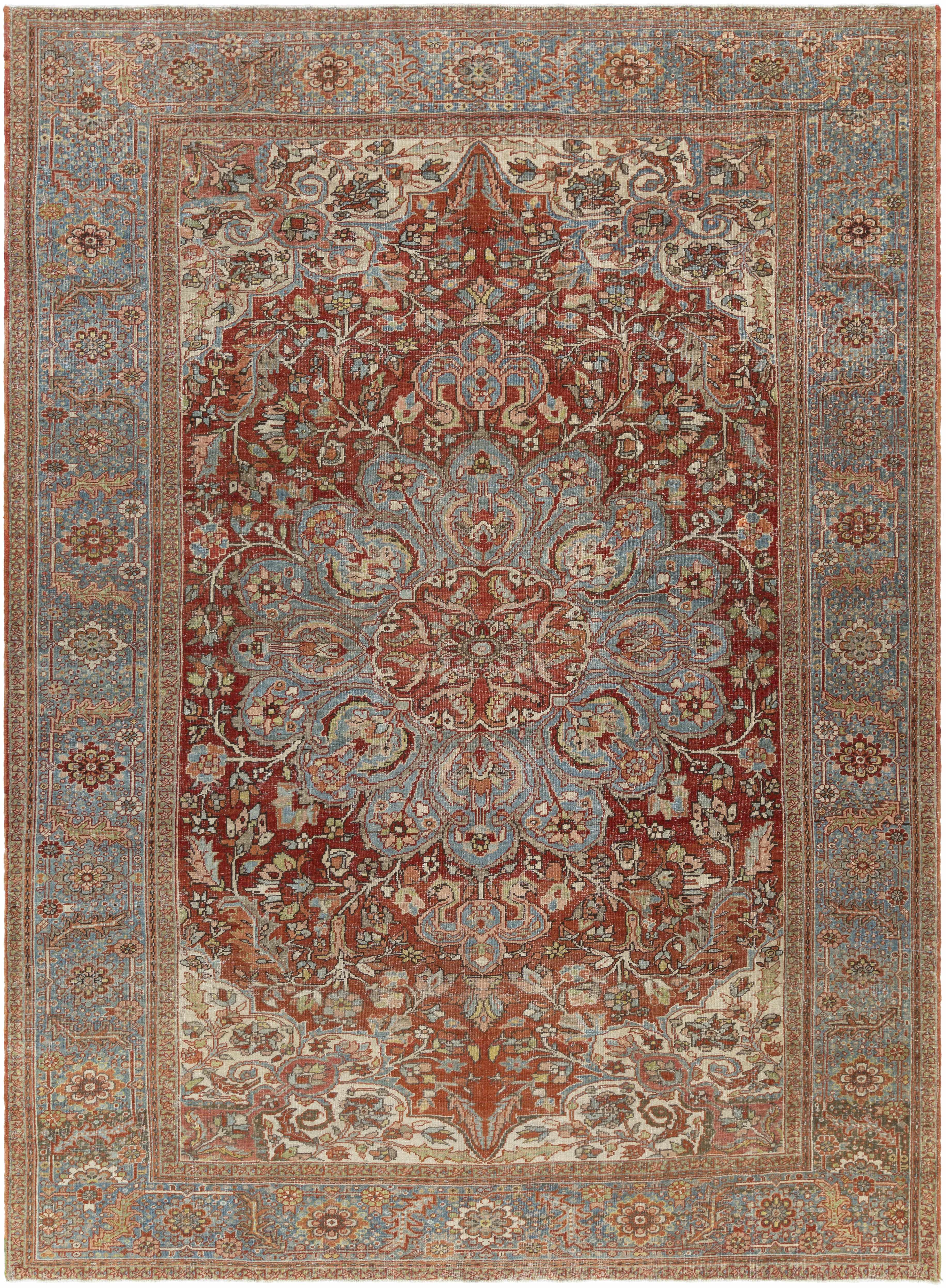 Lamberhurst 9' x 12'6in Traditional Wool Area Rug - Hauteloom