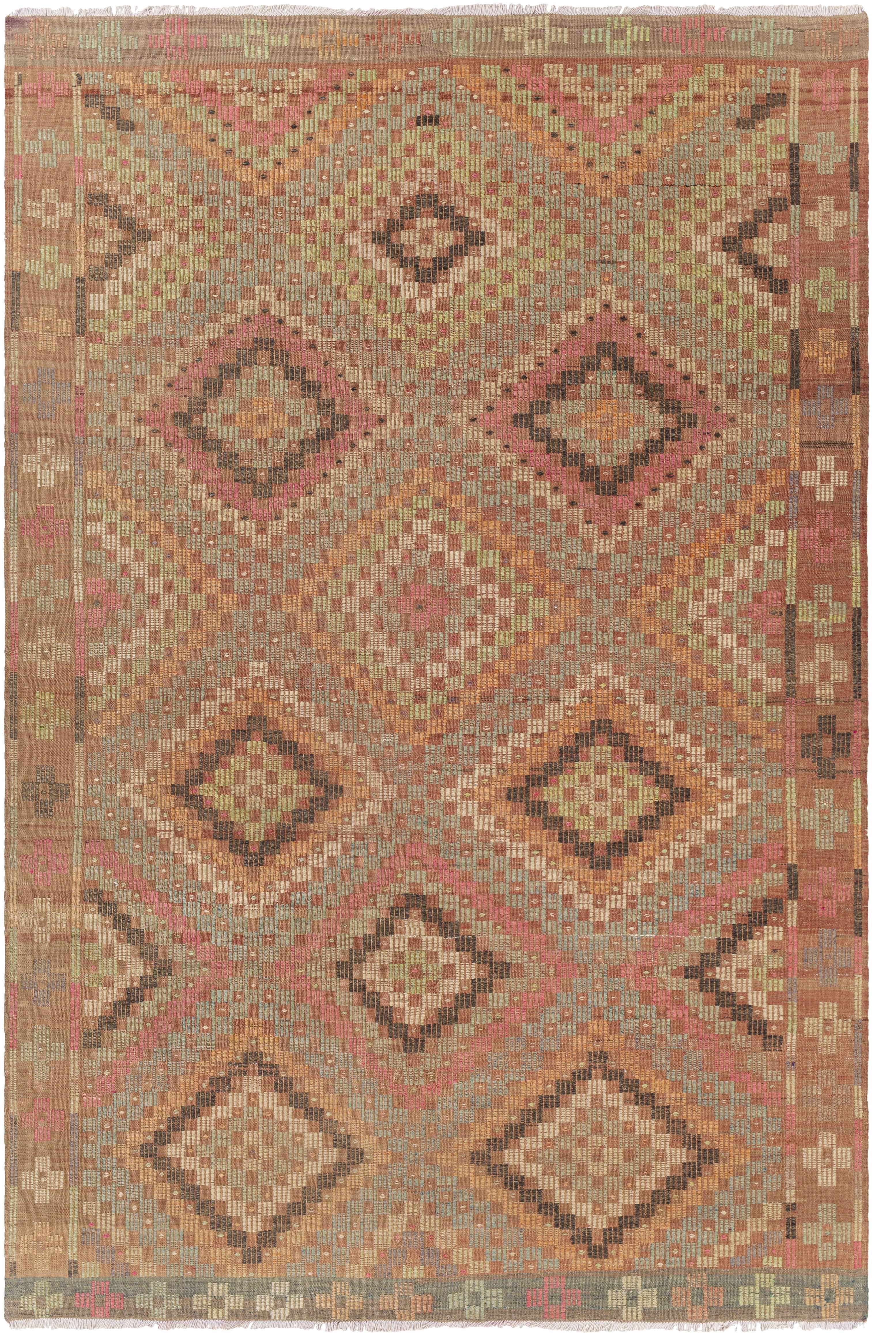 Kyoko 5'11in x 8'10in Traditional Area Rug - Hauteloom