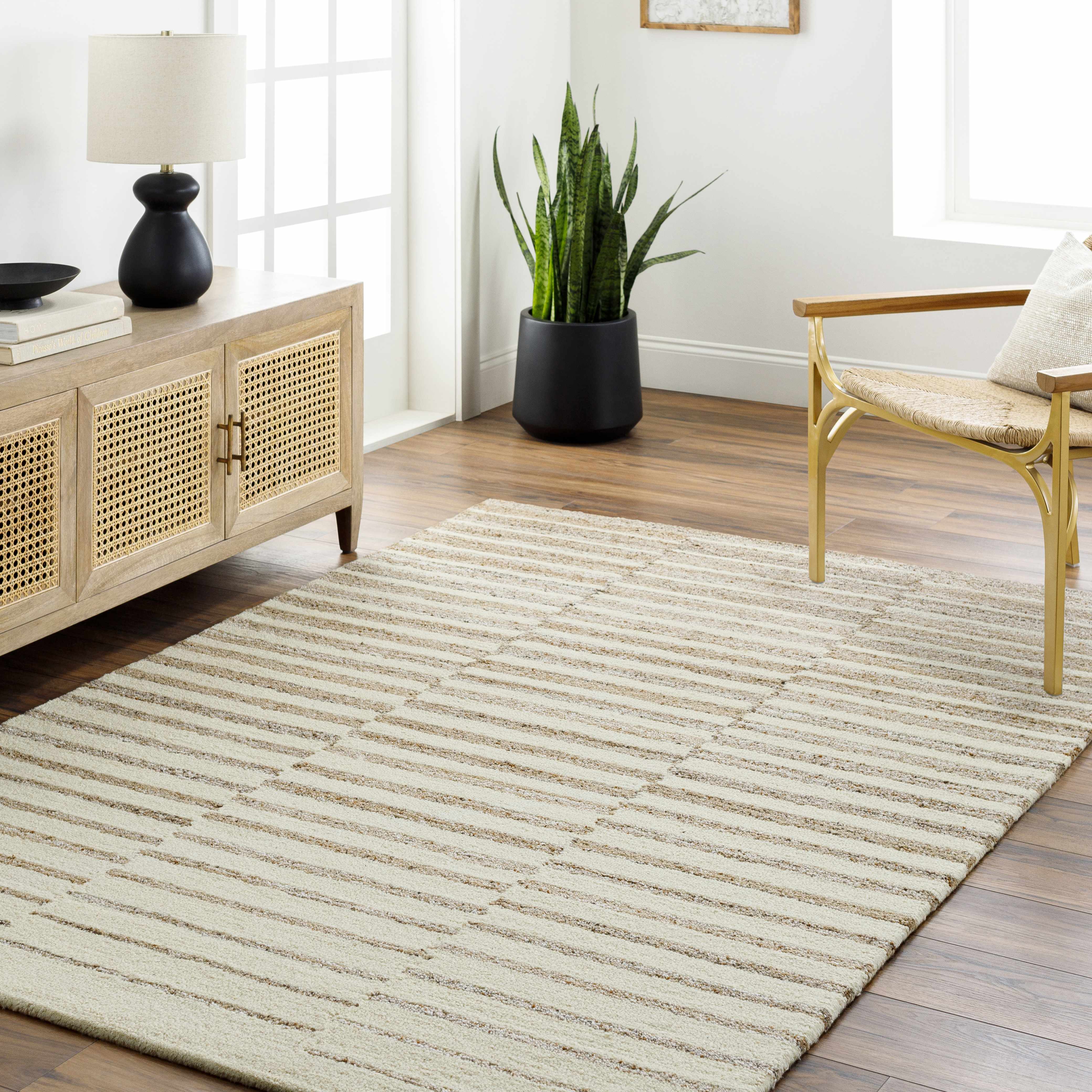 Gawel 9' x 12' Wool Area Rug - Hauteloom