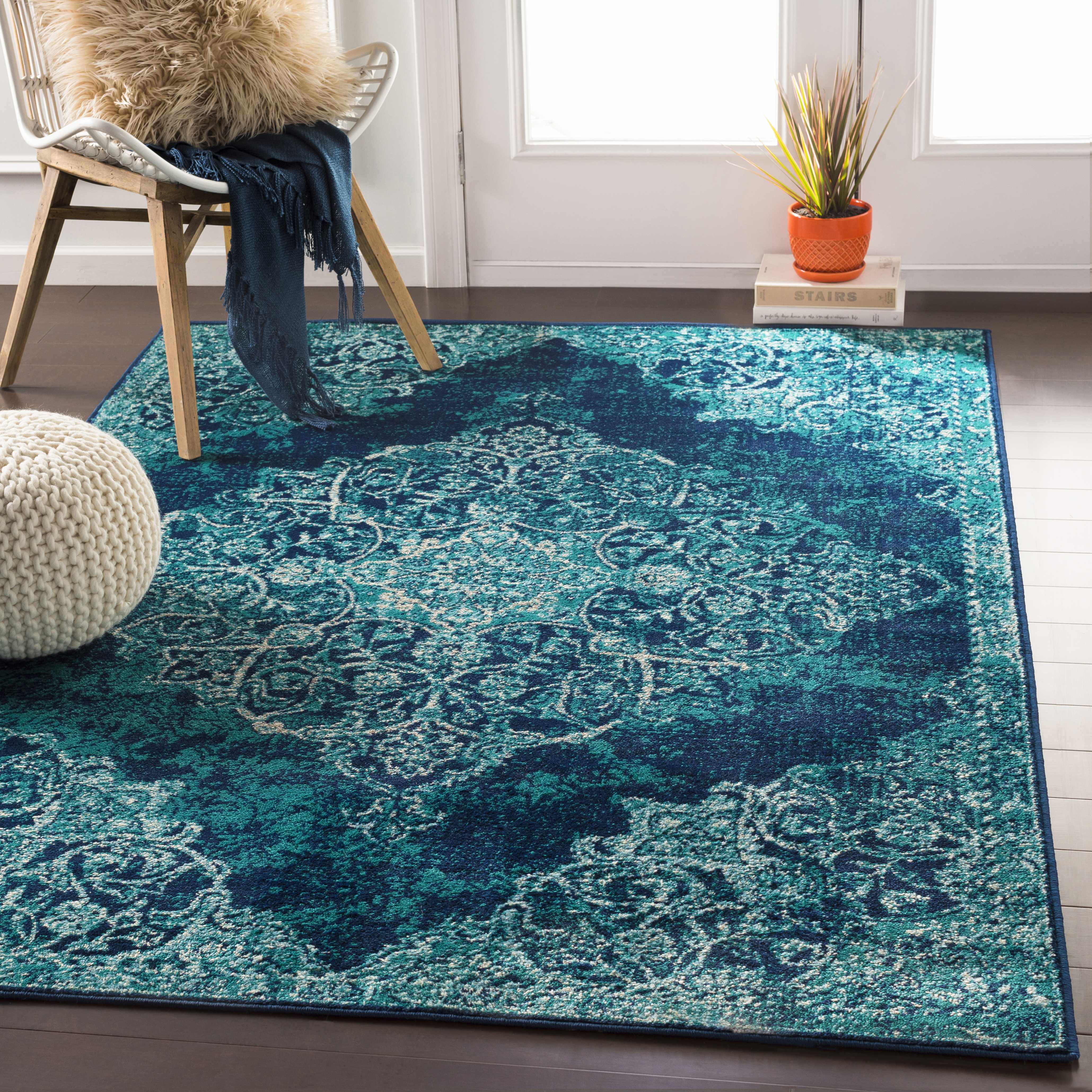 Wawina 8'10in x 12'10in Updated Traditional Area Rug - Hauteloom