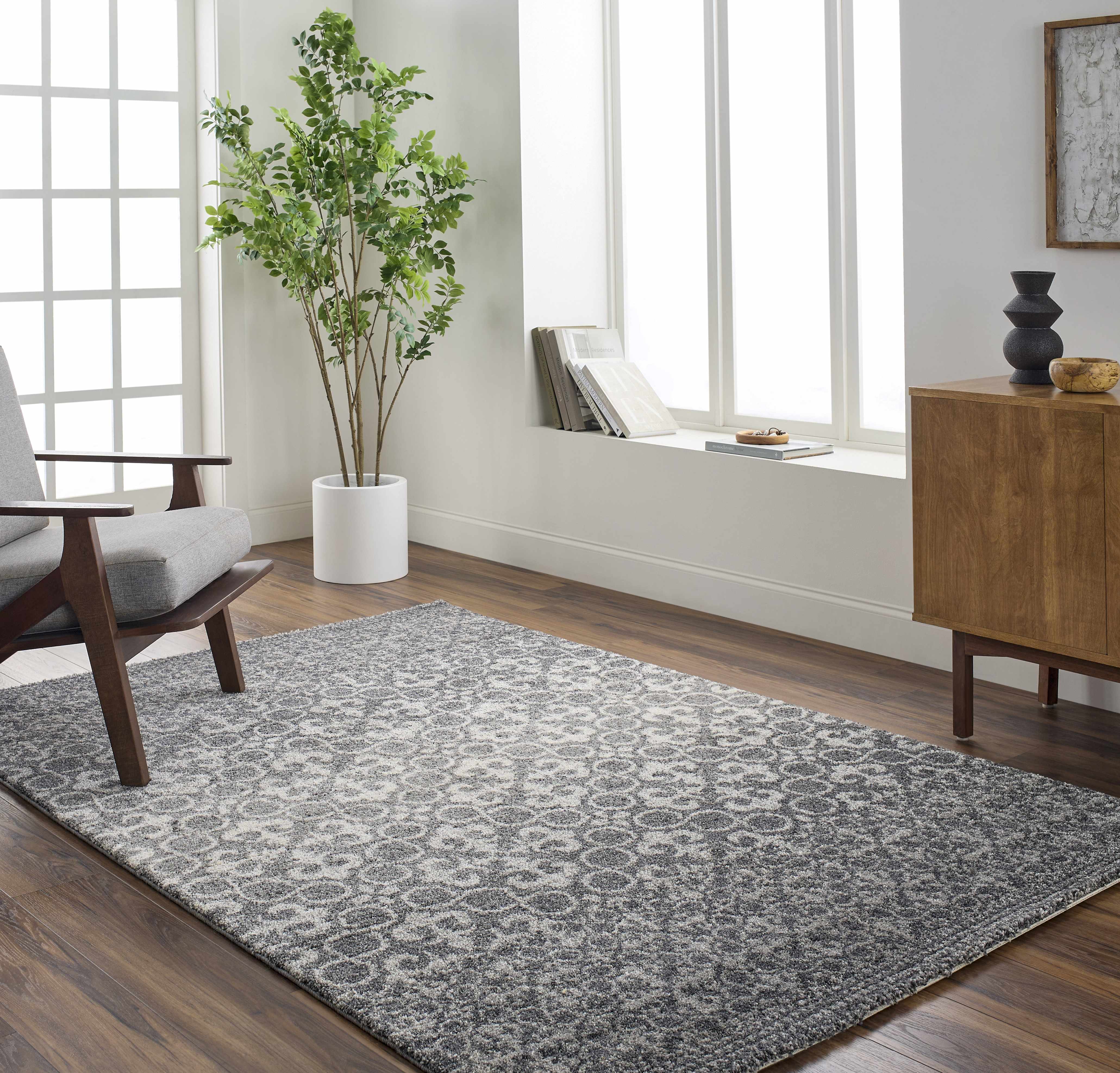 Sunbright 7'10in x 10'10in Transitional Area Rug - Hauteloom