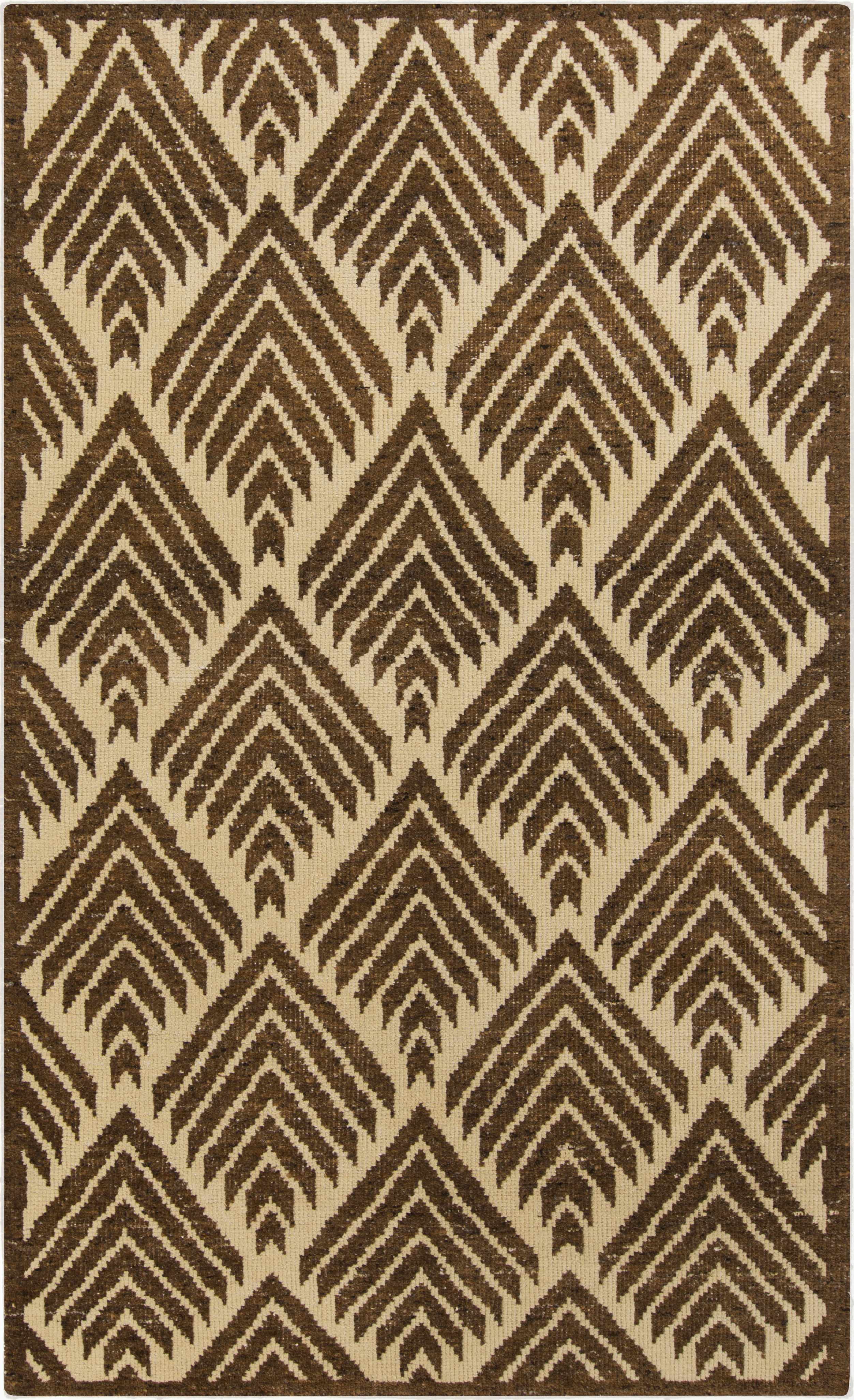 Wrexham 2' x 3' Geometric Updated Traditional Farmhouse Wool Area Rug - Hauteloom