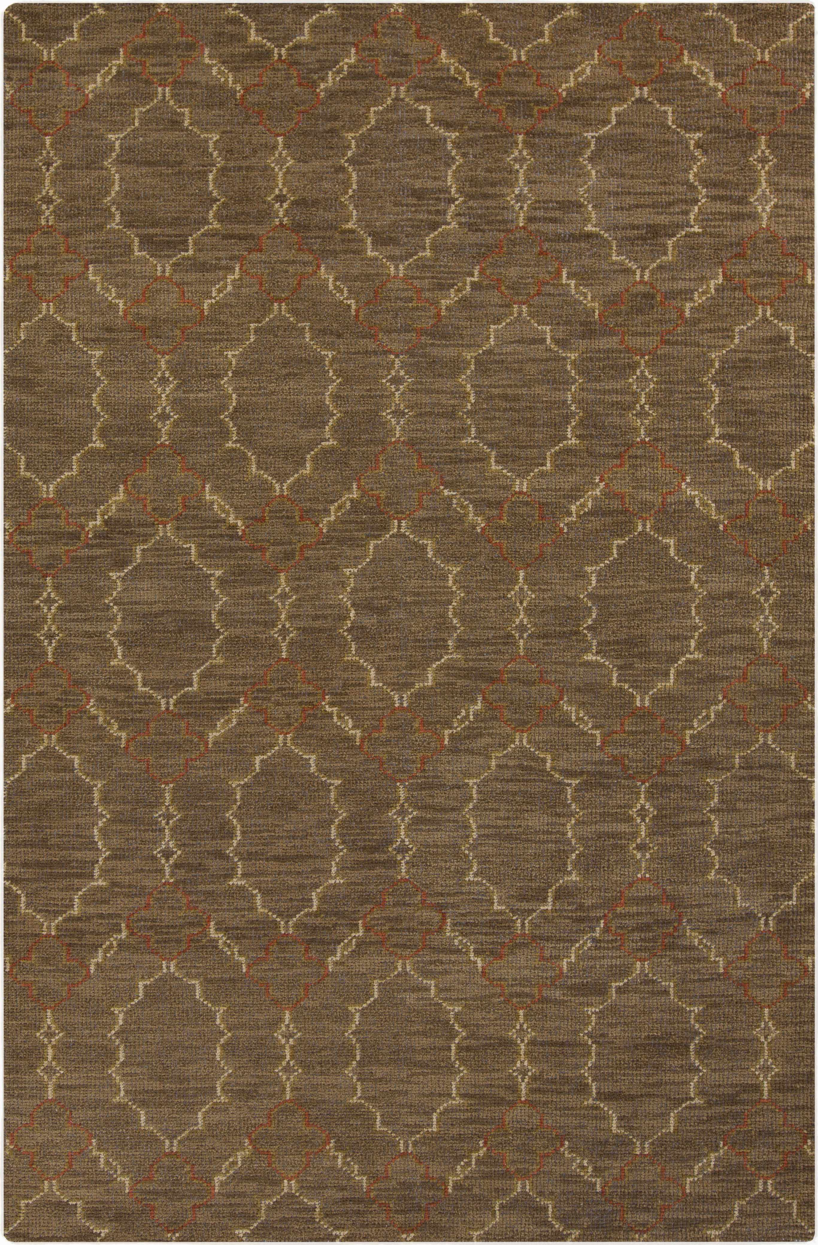 Schneider 5'6in x 8'6in Geometric Updated Traditional Farmhouse Wool Area Rug - Hauteloom
