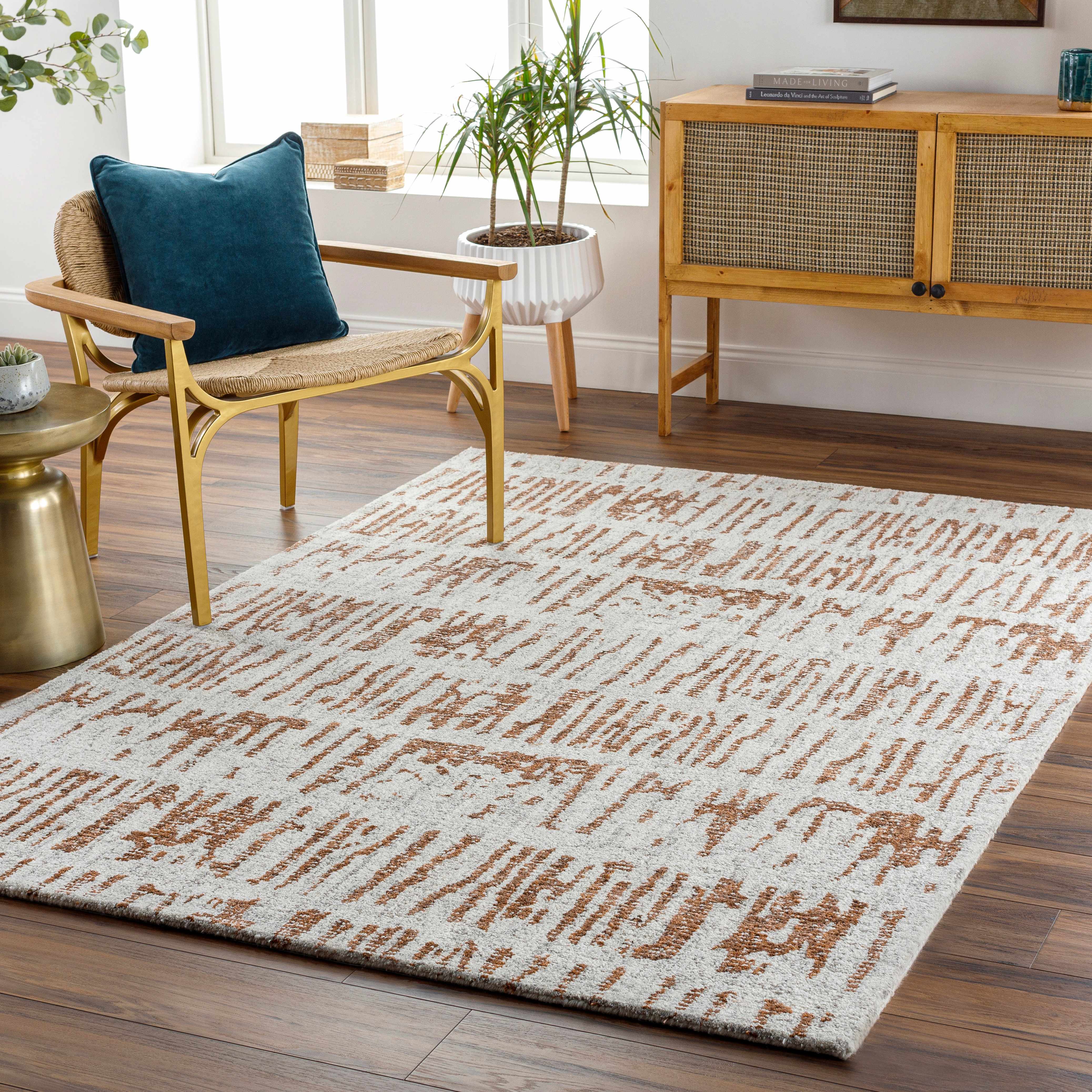 Skippack 8' x 10' Modern NZ Wool Area Rug - Hauteloom
