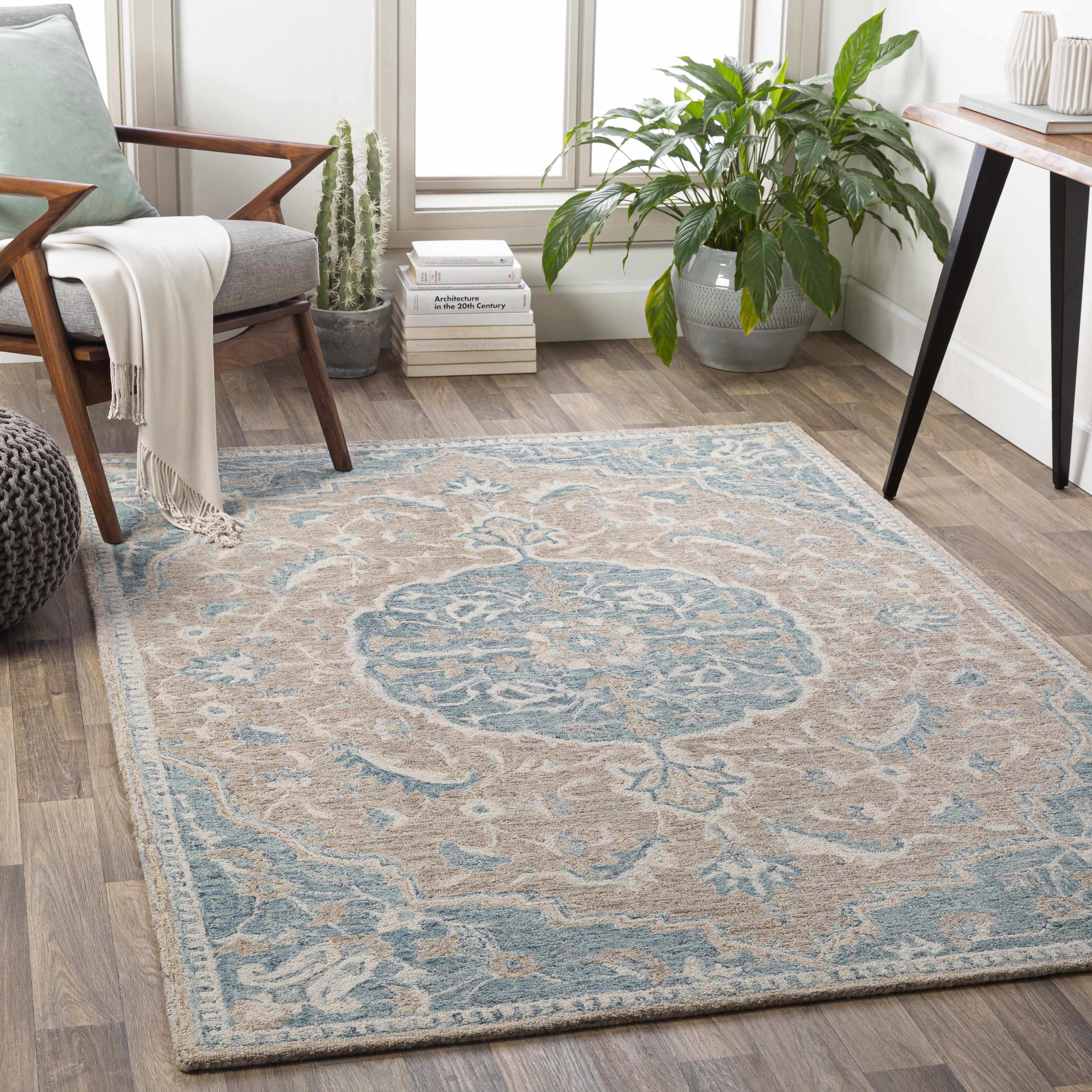 Whittlesea 8'10in x 12' Traditional Wool Area Rug - Hauteloom