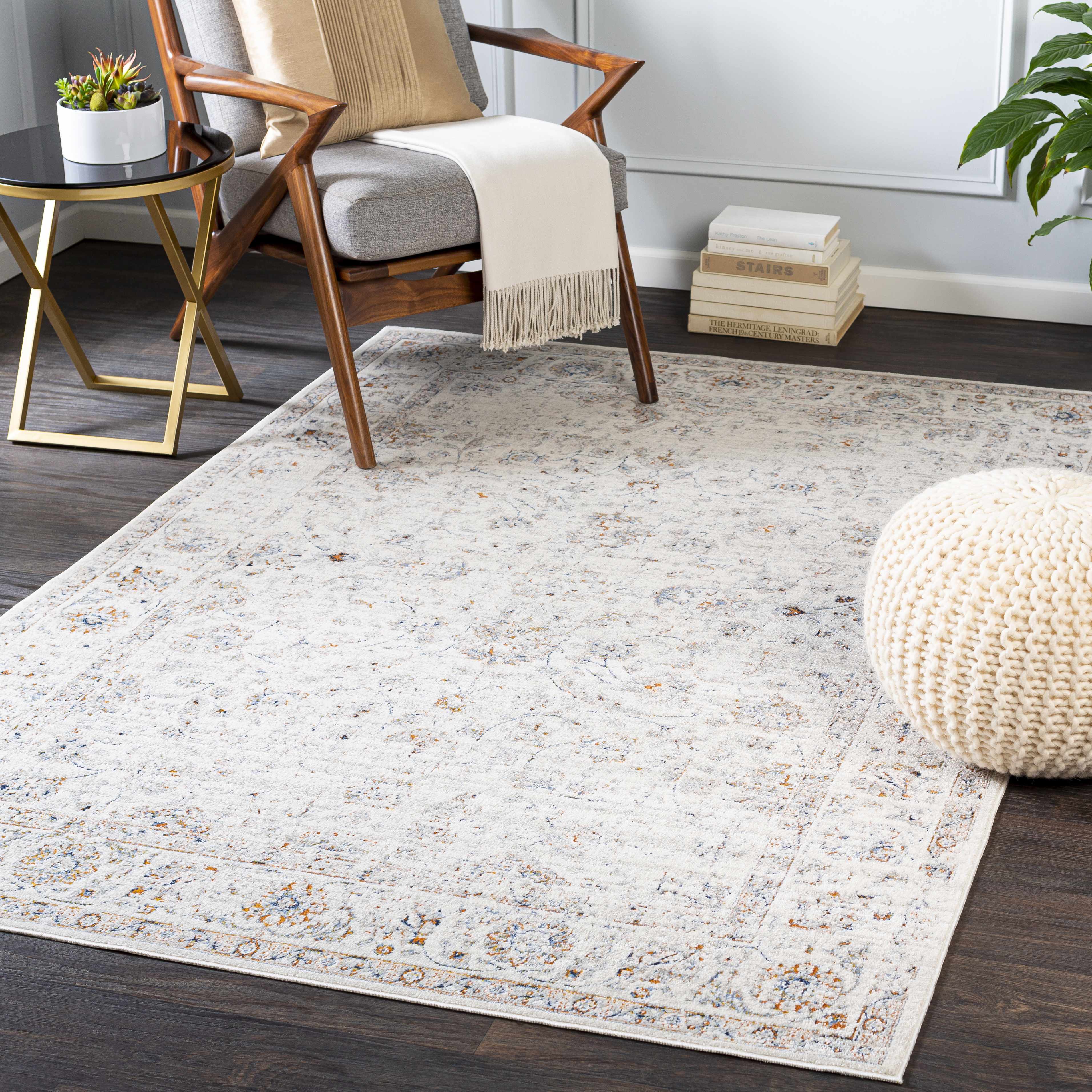 Caguas 7'10in x 10'2in Traditional Area Rug - Hauteloom