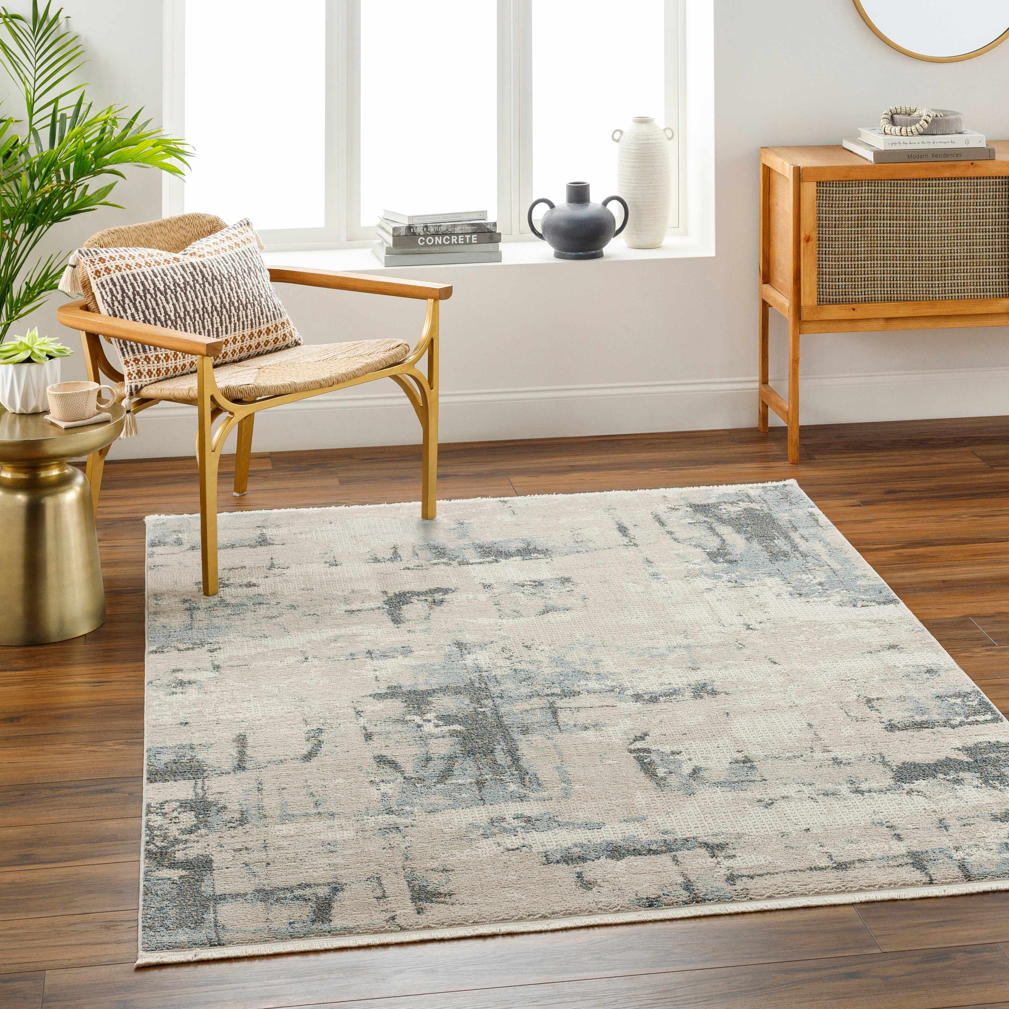 Itsuo 5'3in x 7' Area Rug - Hauteloom