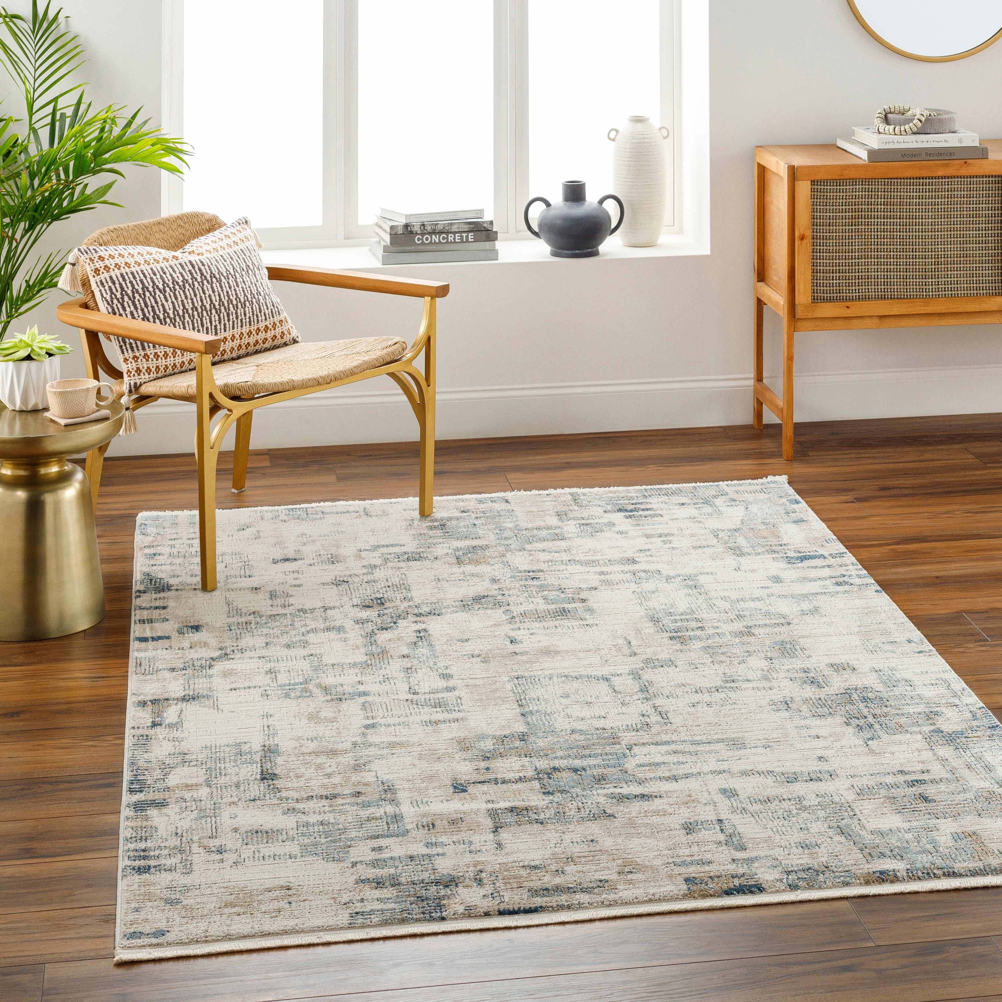 Hyeon 5'3in x 7' Area Rug - Hauteloom