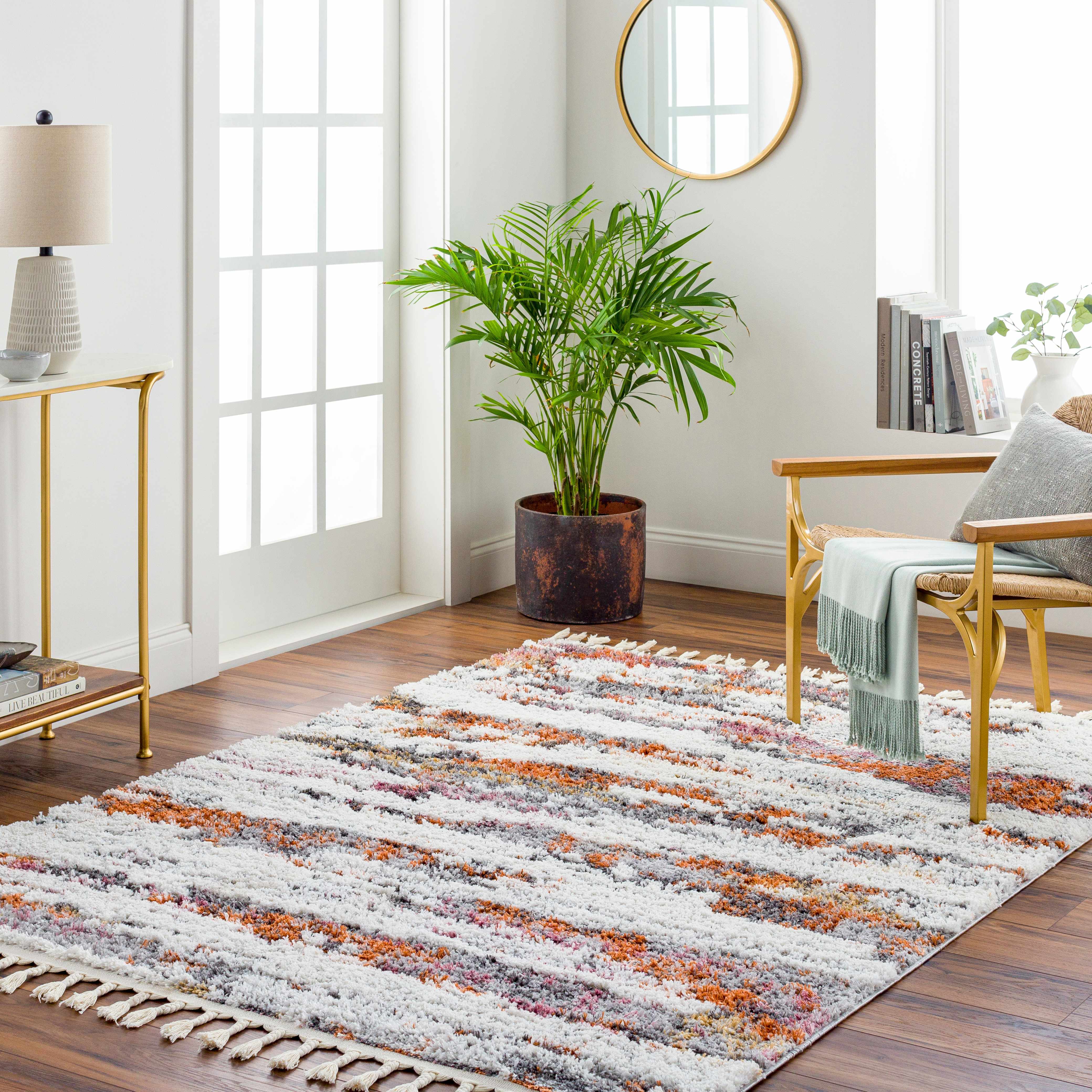 Nina 6'7in x 9' Area Rug - Hauteloom