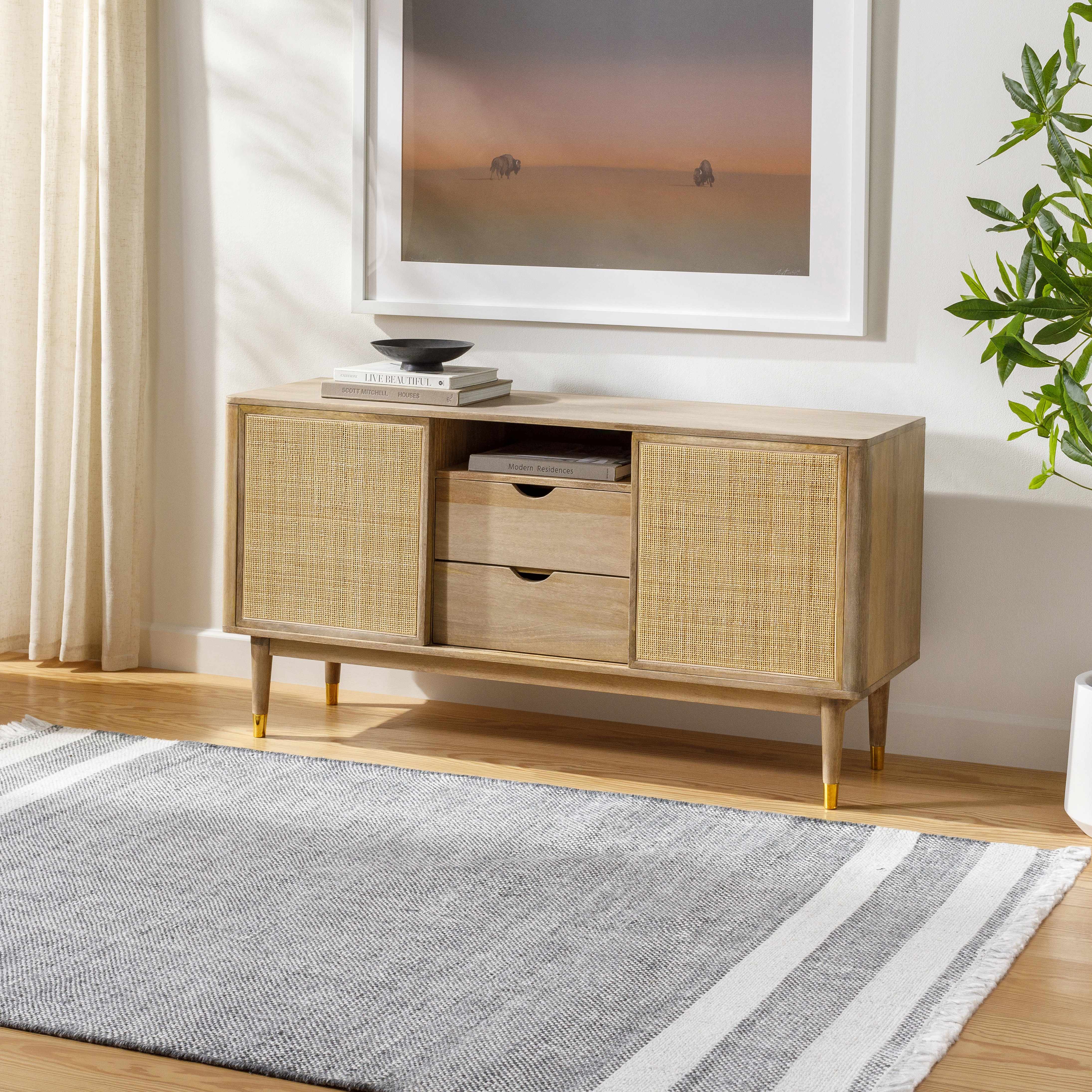 Loic 5' x 7'6in Outdoor Area Rug - Hauteloom