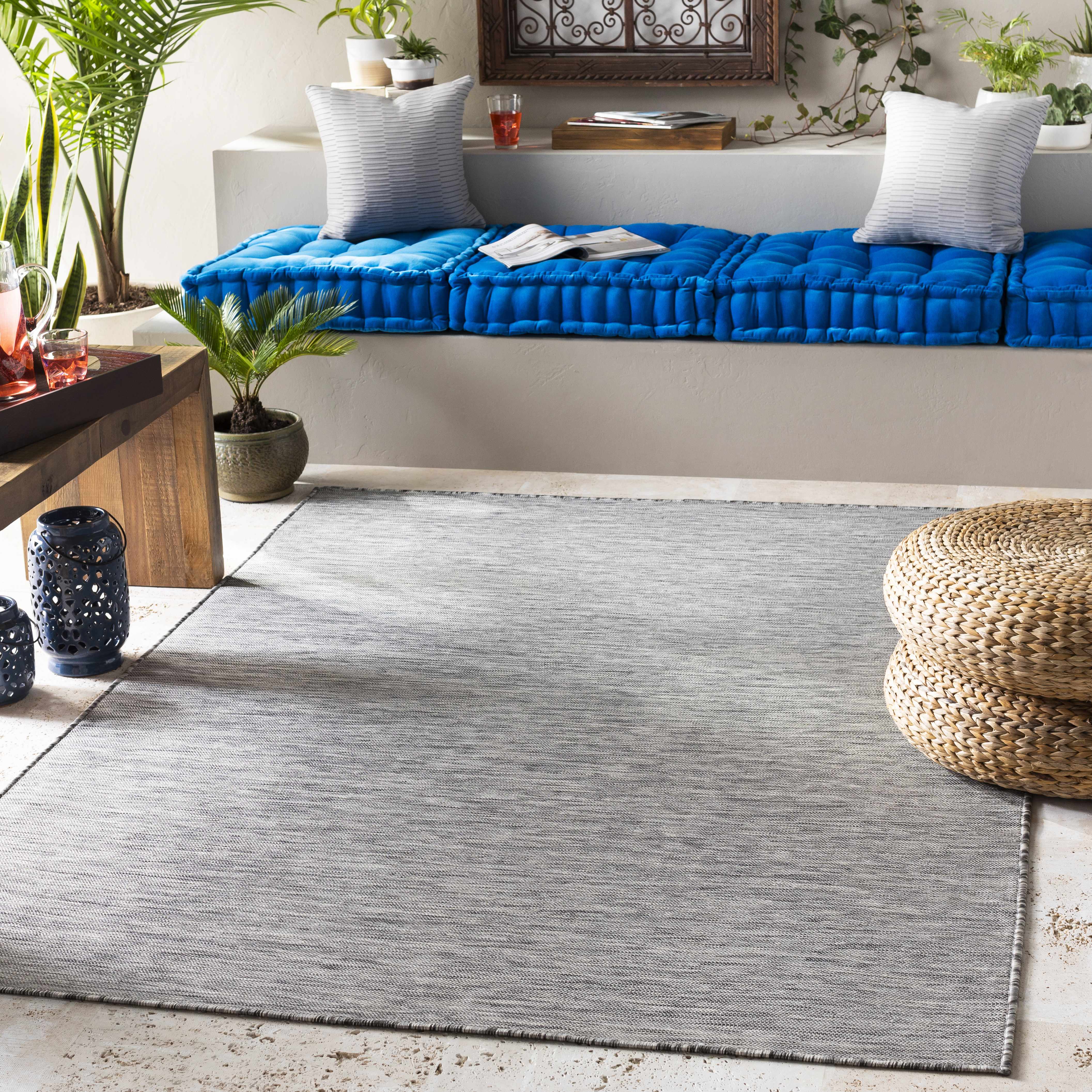 Horwich 6'7in x 9' Modern Outdoor Area Rug - Hauteloom