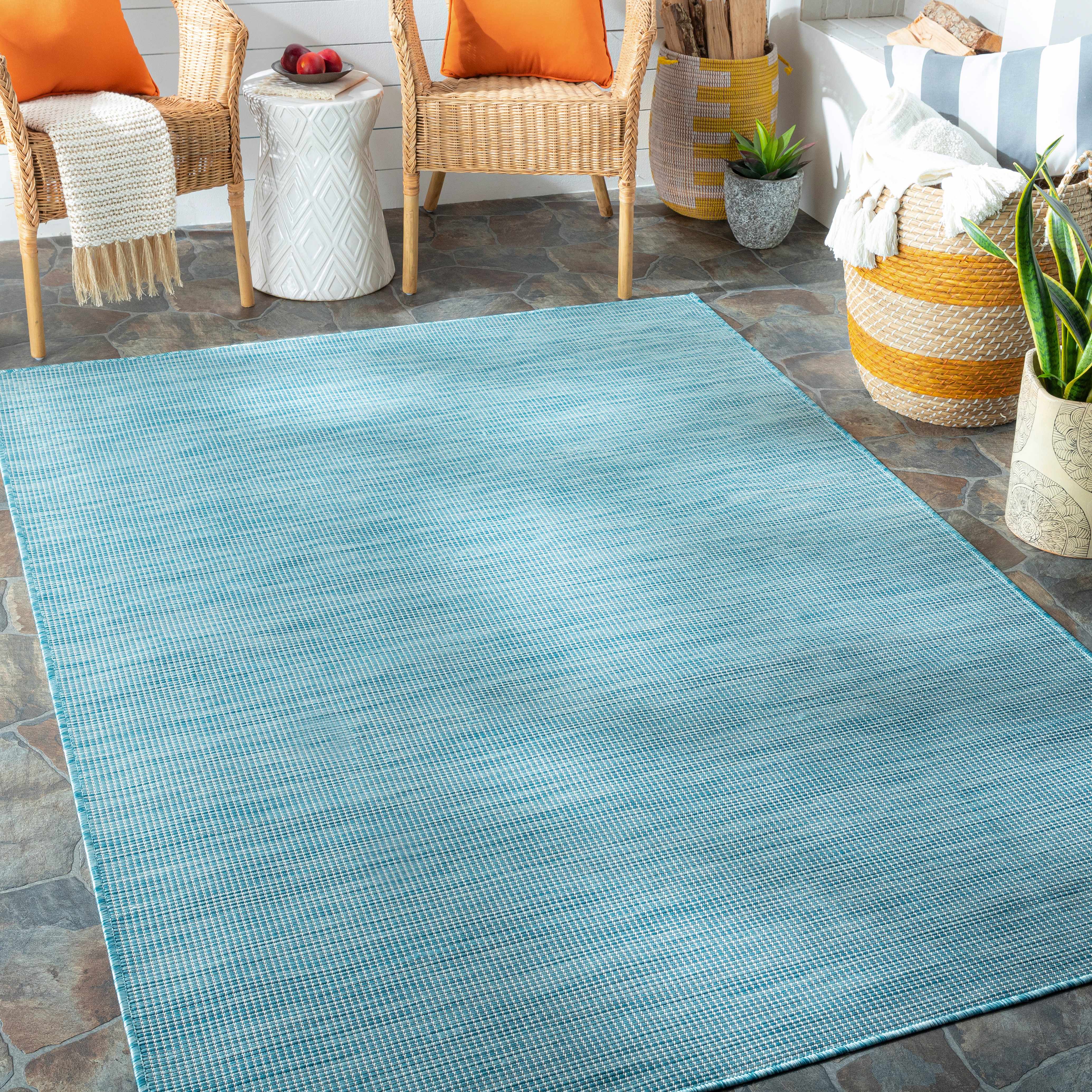 Ponemah 7'8in x 10' Outdoor Area Rug - Hauteloom