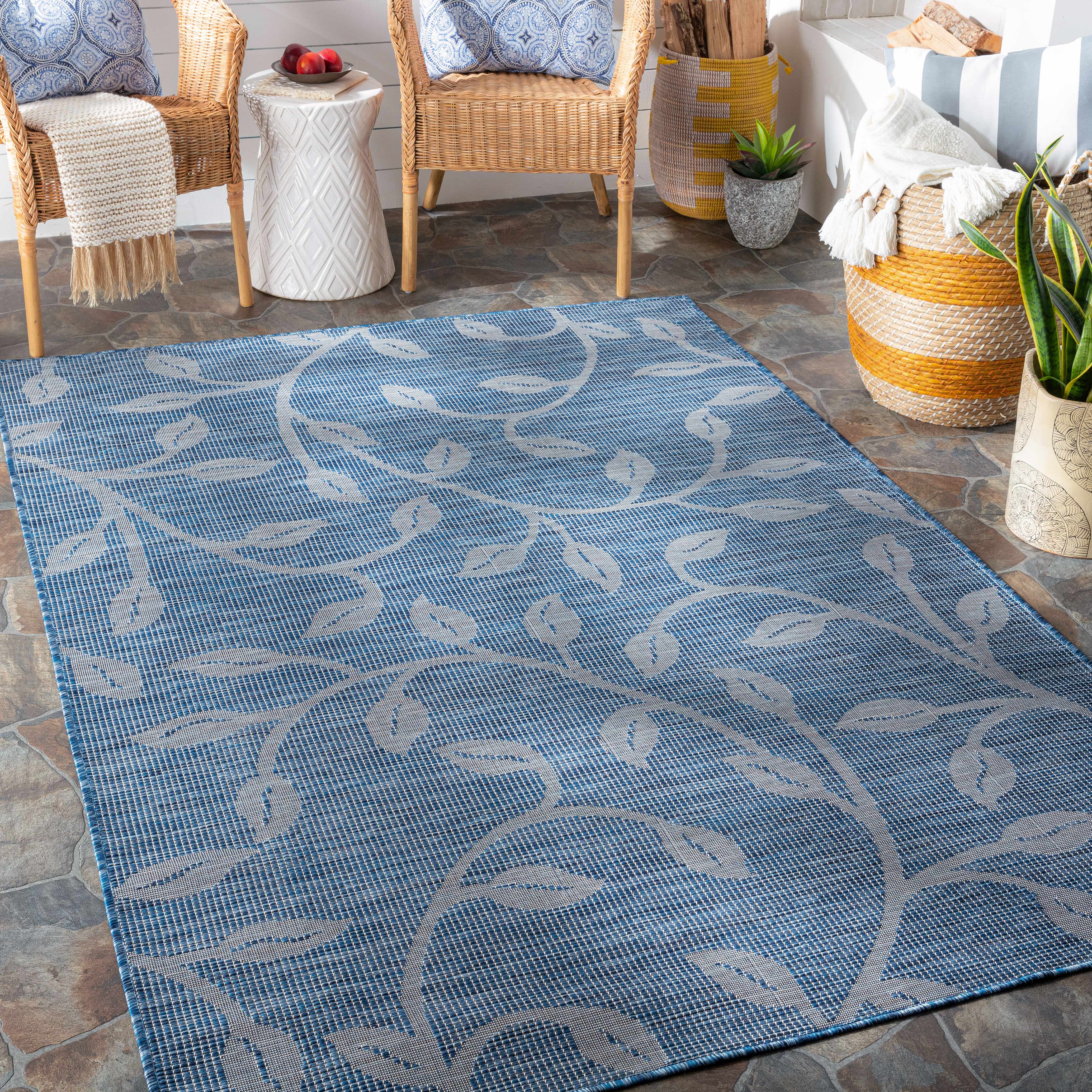 Blair 7'8in x 10' Outdoor Area Rug - Hauteloom