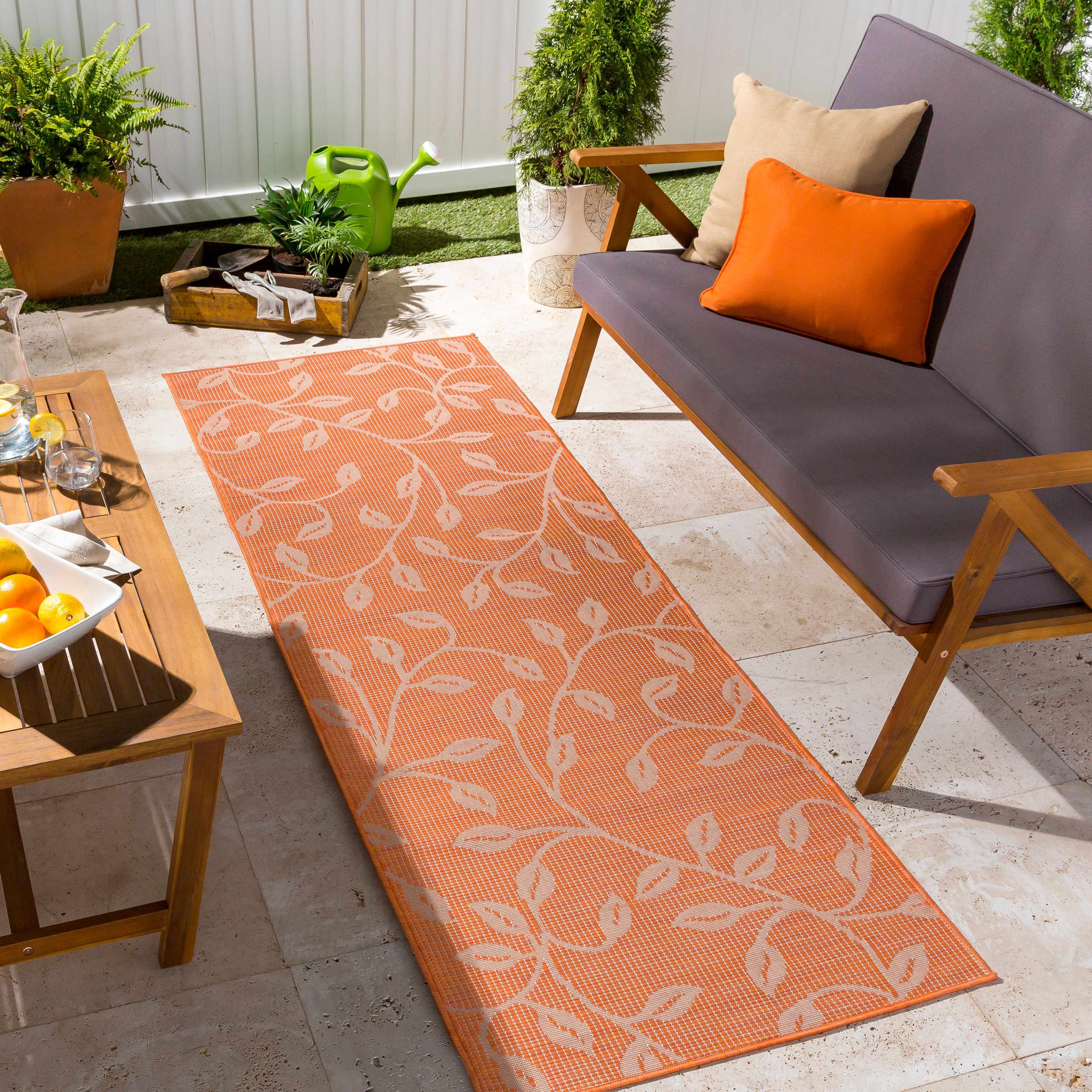 Calwell 7'8in x 10' Outdoor Area Rug - Hauteloom