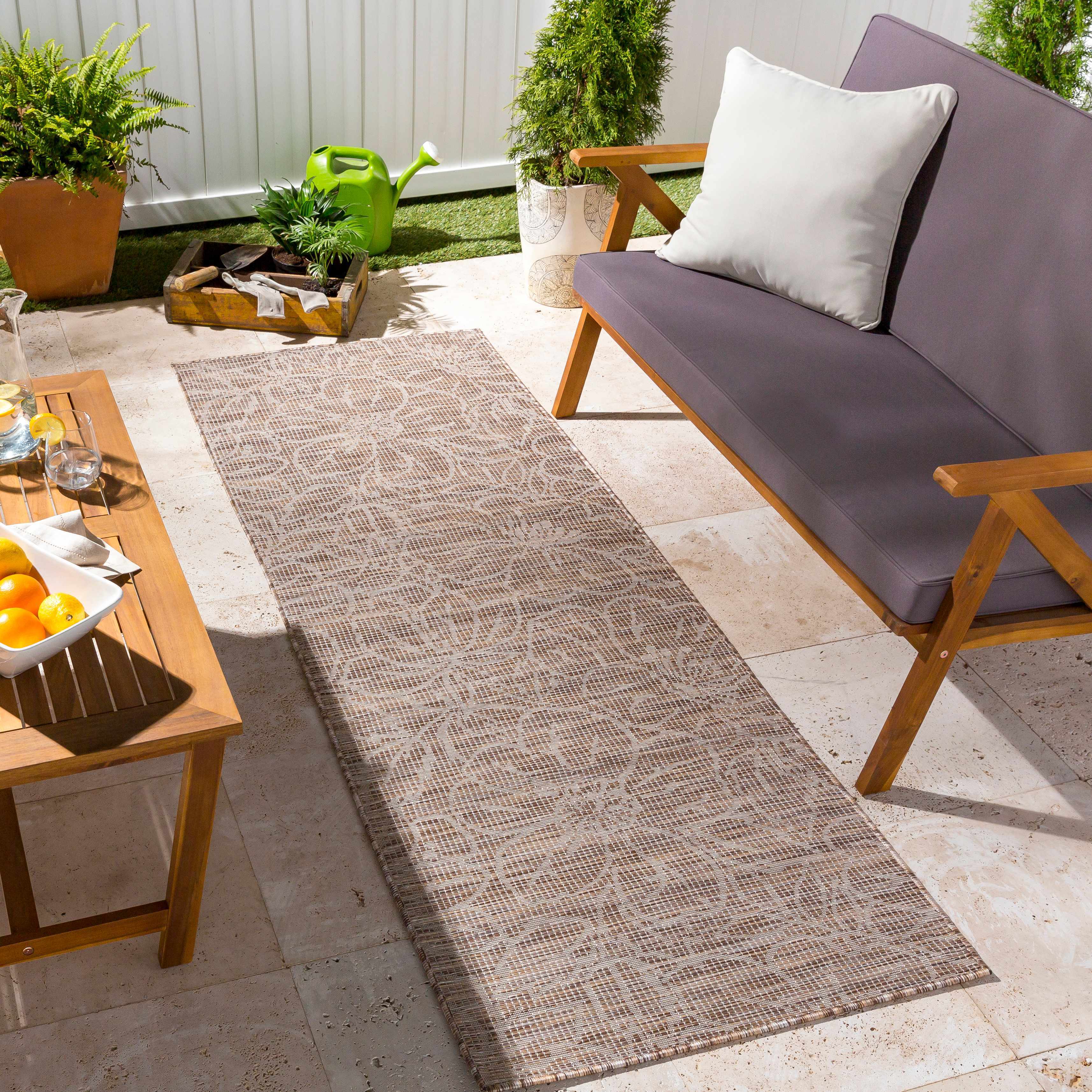 Bensenville 6'4in x 9' Outdoor Area Rug - Hauteloom